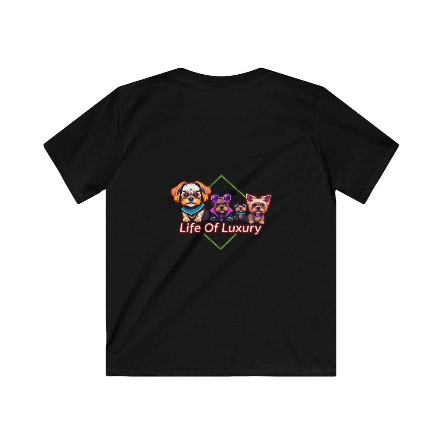 Kids Luxury Life Tee, Fun Tee for Children, Luxury Pet Design Tee, Gift for Pet Lovers, Cute Kids Clothing