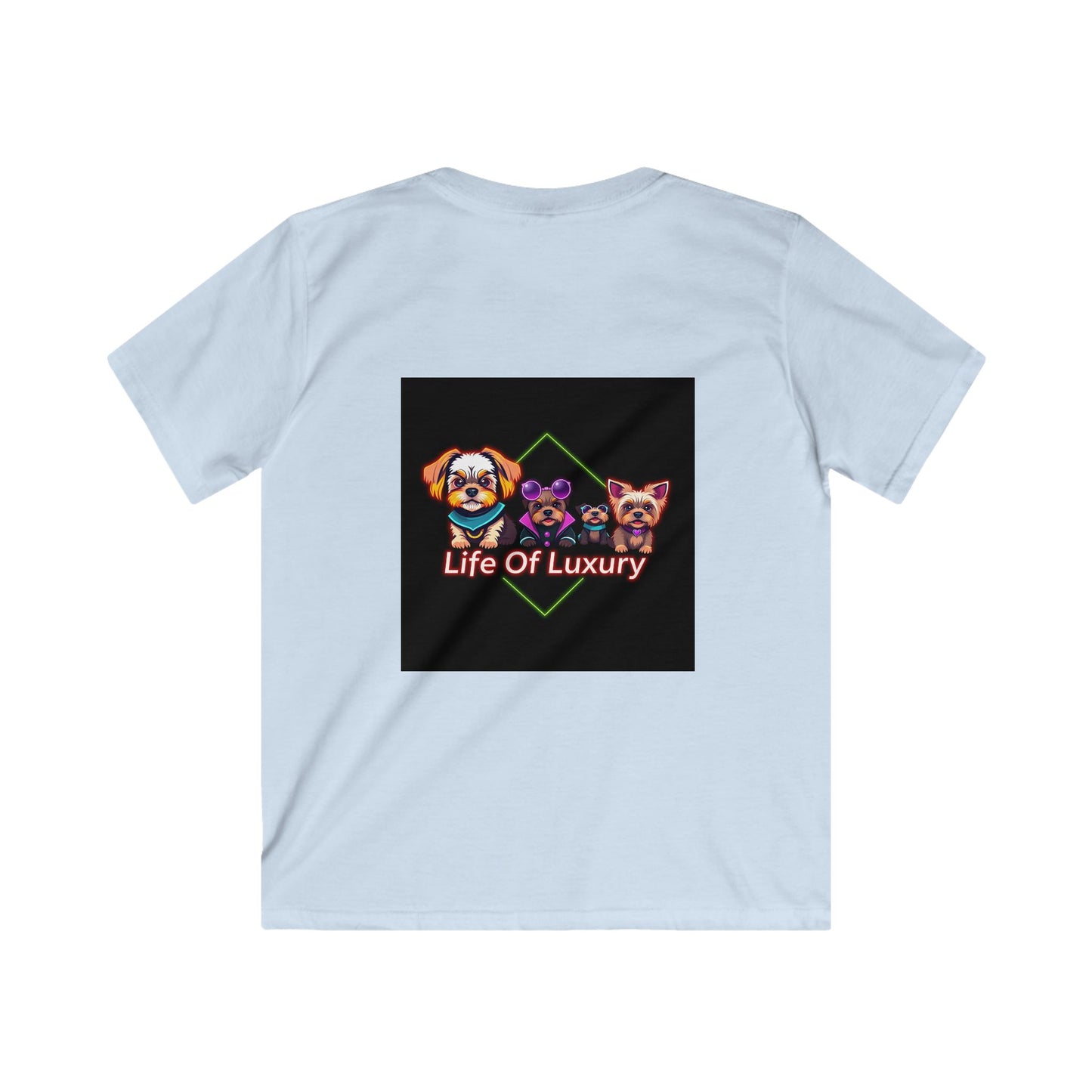 Kids Luxury Life Tee, Fun Tee for Children, Luxury Pet Design Tee, Gift for Pet Lovers, Cute Kids Clothing