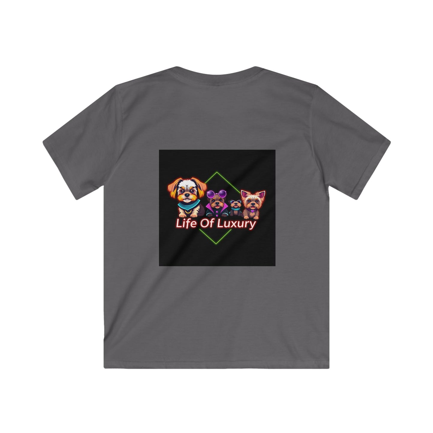 Kids Luxury Life Tee, Fun Tee for Children, Luxury Pet Design Tee, Gift for Pet Lovers, Cute Kids Clothing