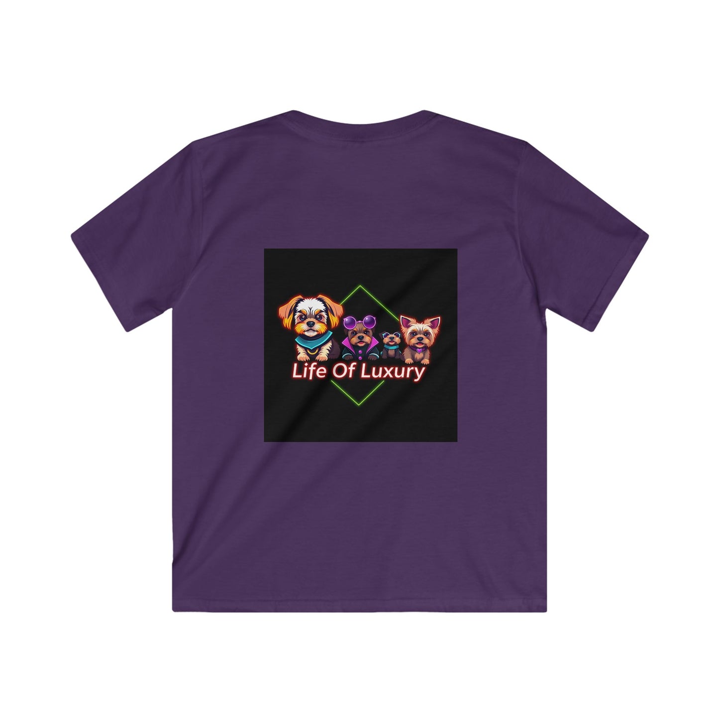 Kids Luxury Life Tee, Fun Tee for Children, Luxury Pet Design Tee, Gift for Pet Lovers, Cute Kids Clothing