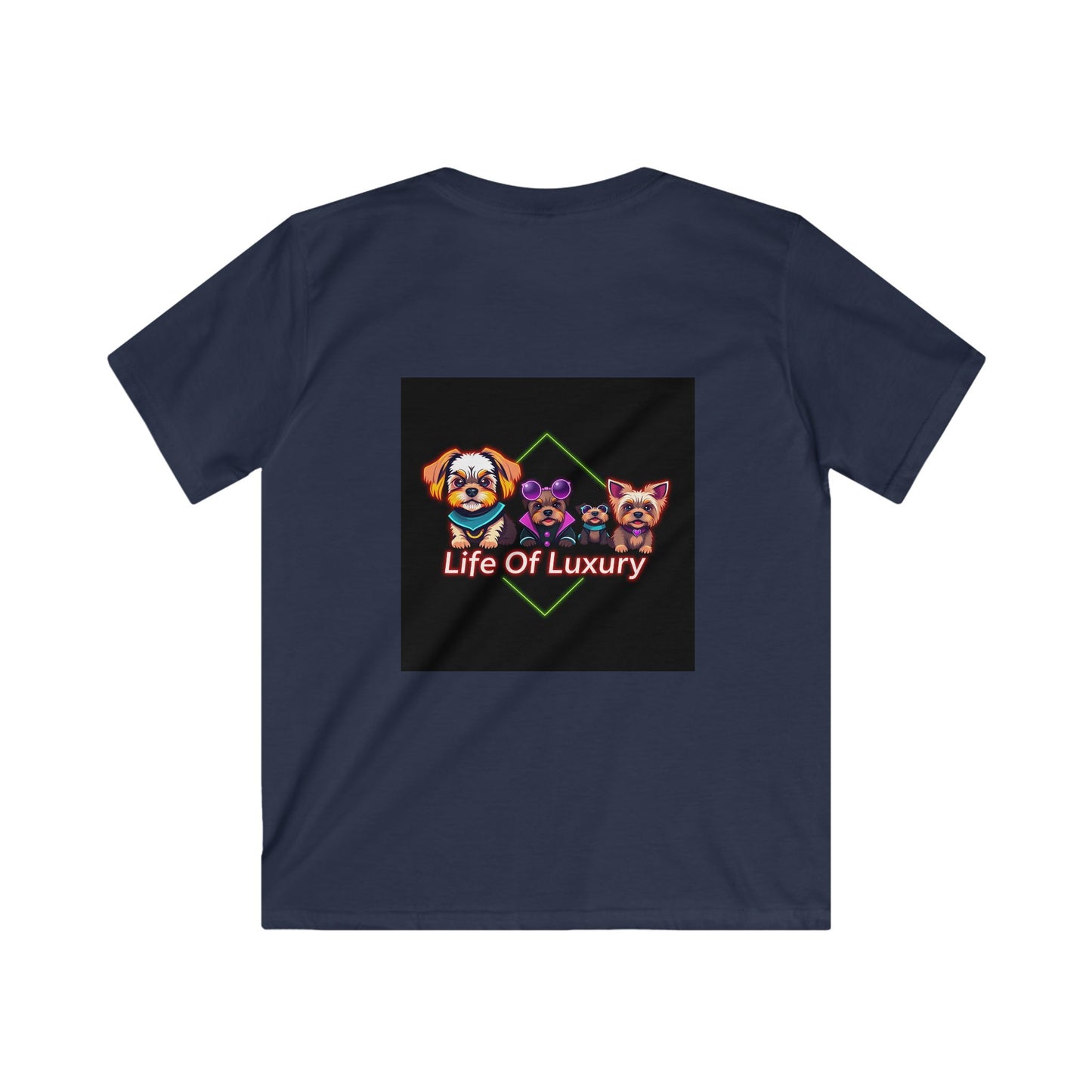 Kids Luxury Life Tee, Fun Tee for Children, Luxury Pet Design Tee, Gift for Pet Lovers, Cute Kids Clothing