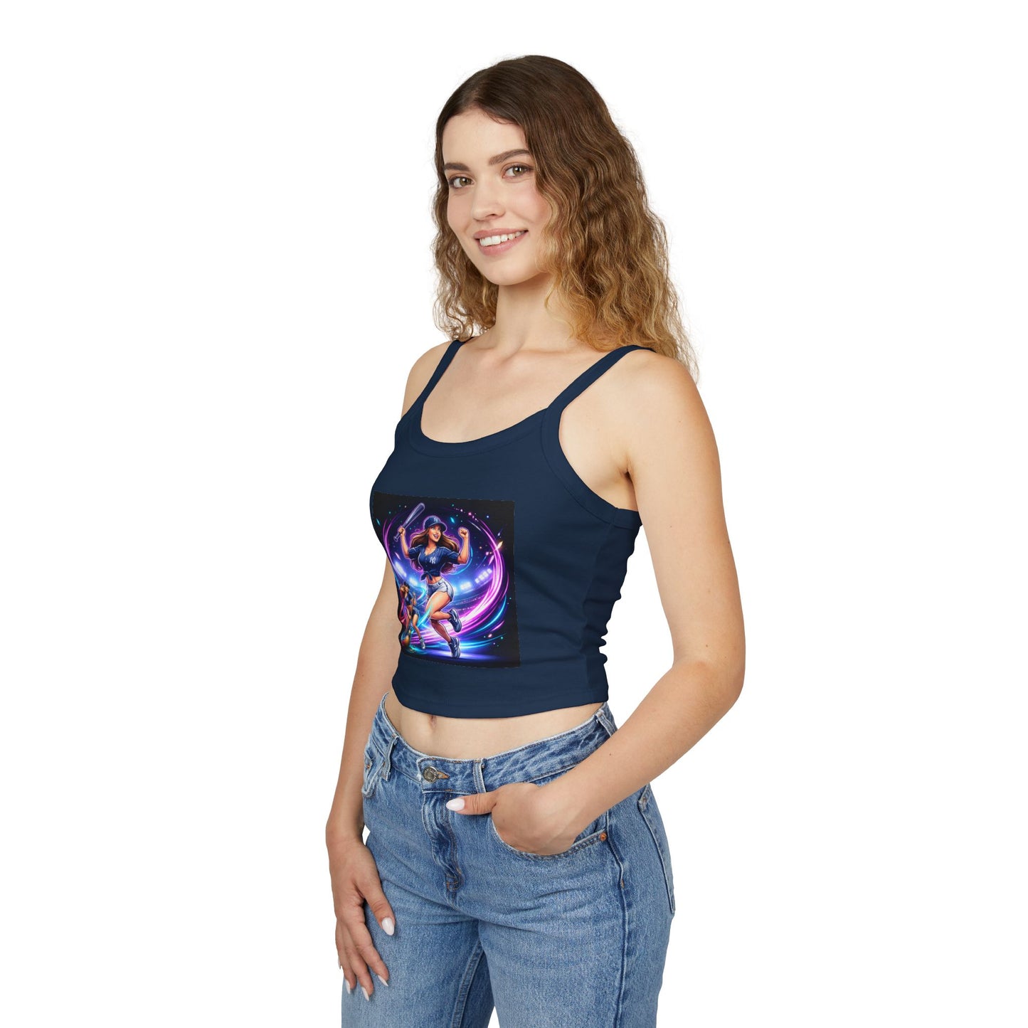 Yankees sweep Women's Spaghetti Strap Tank Top