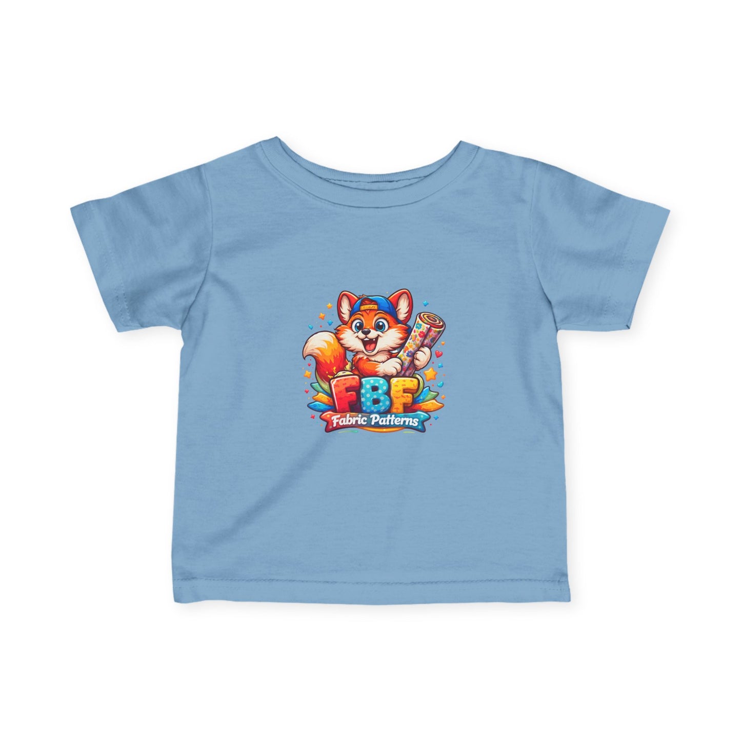 Infant Tee — Cute Fox "Faith Fox" Graphic Baby Shirt