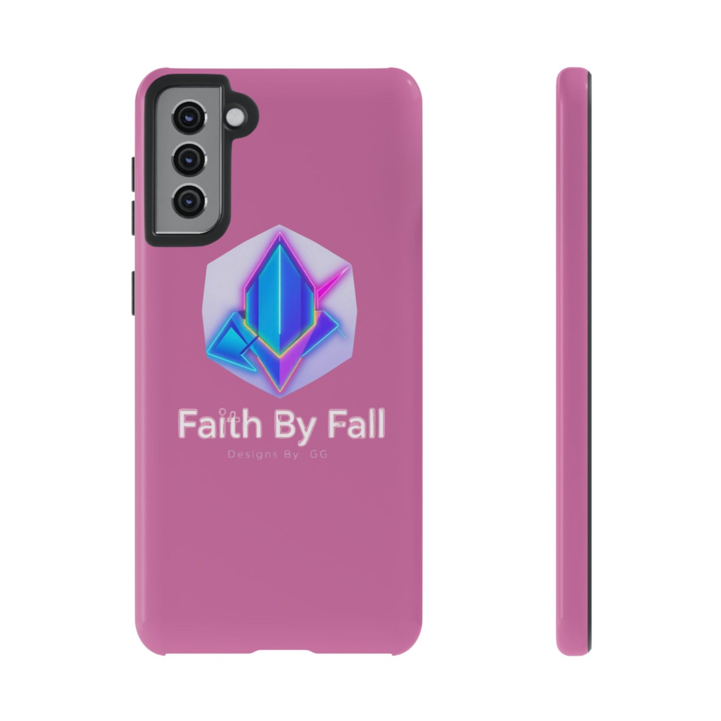 Vibrant Phone Case with Motivational Design - Faith By Fall, Colorful Phone Cover, Customizable Mobile Accessory, Unique Gift Idea, [...]