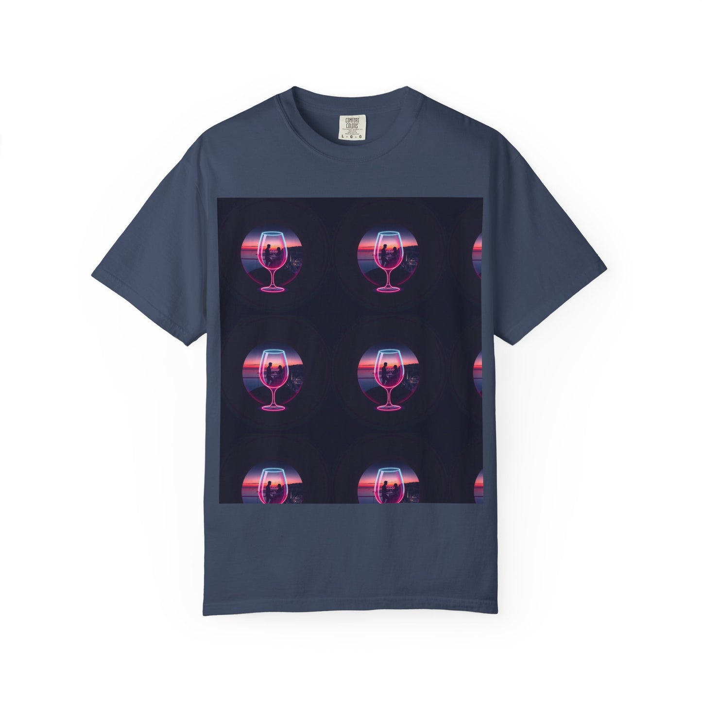 Retro Sunset Glasses T-Shirt, Unisex Garment-Dyed Tee for Casual Wear, Vintage Aesthetic Shirt, Gift for Friends, Summer Vibes Tee, [...]