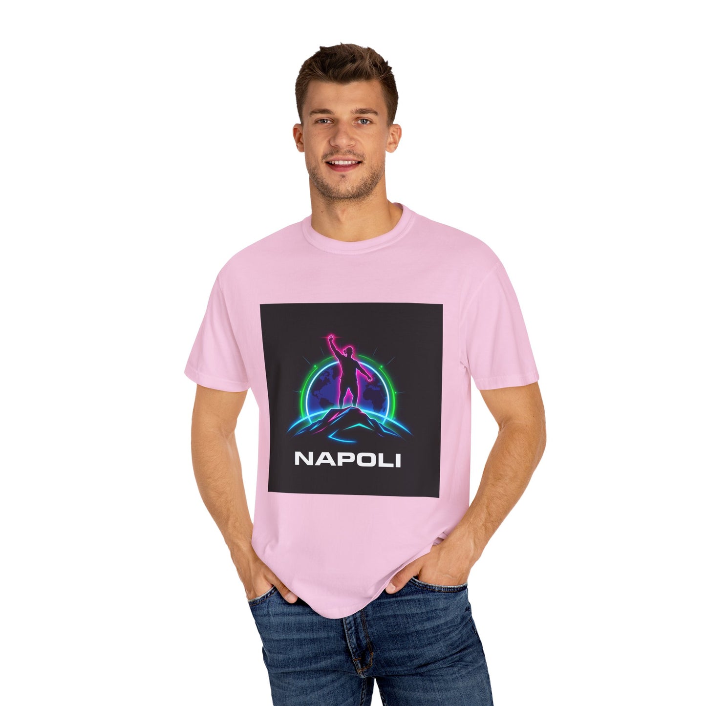 Neon Napoli T-Shirt for Adventurers, Retro Graphic Tee, Perfect for Travelers, Gifts for Him/Her, Cool Streetwear, Casual Outfit