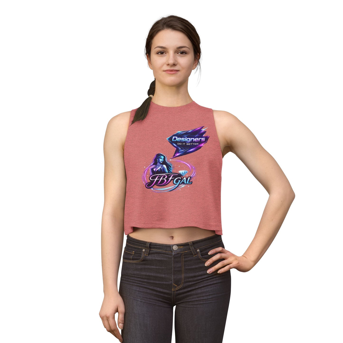 Designers do it Better, FBF gal Women's Crop Top