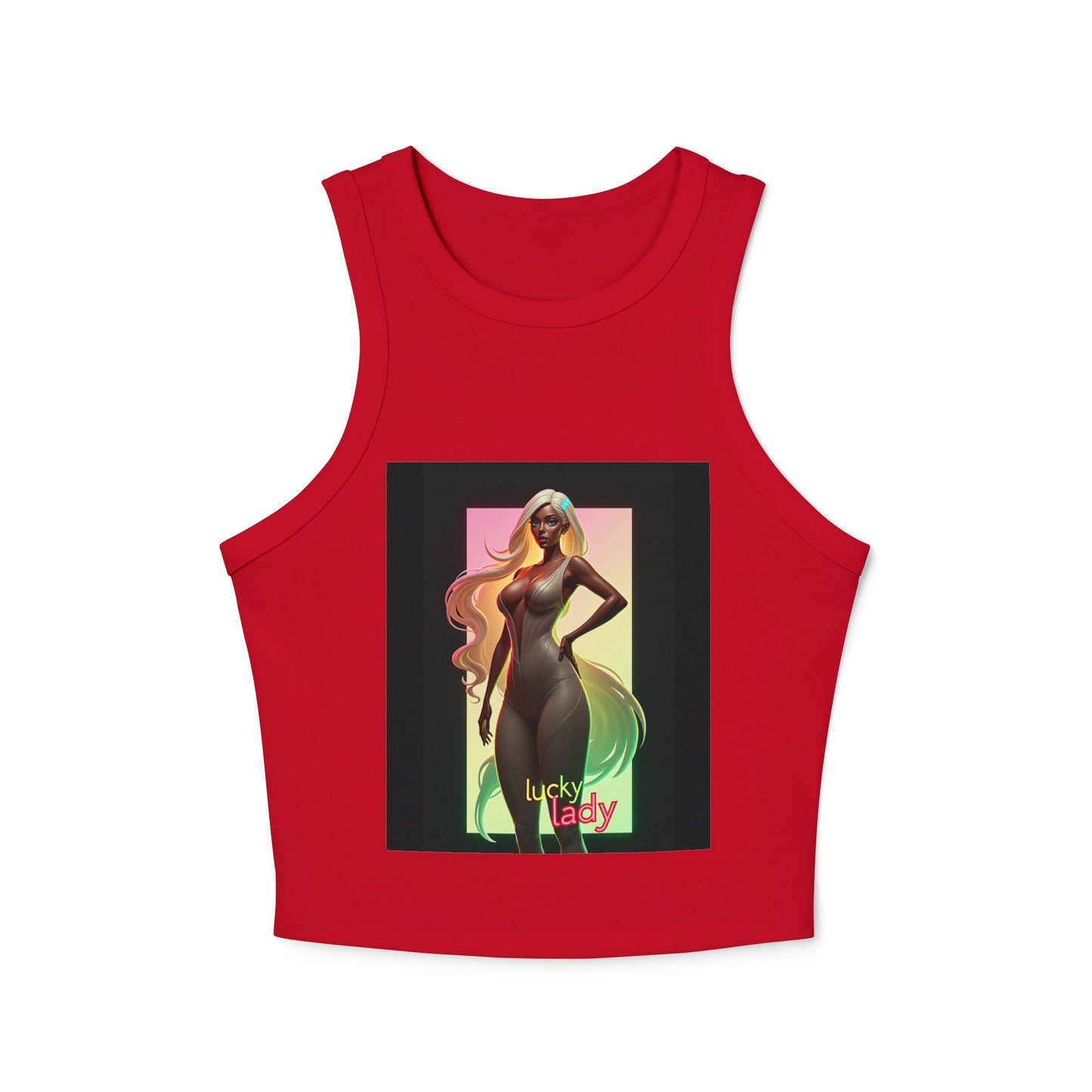 Women's Micro Rib Racer Tank Top