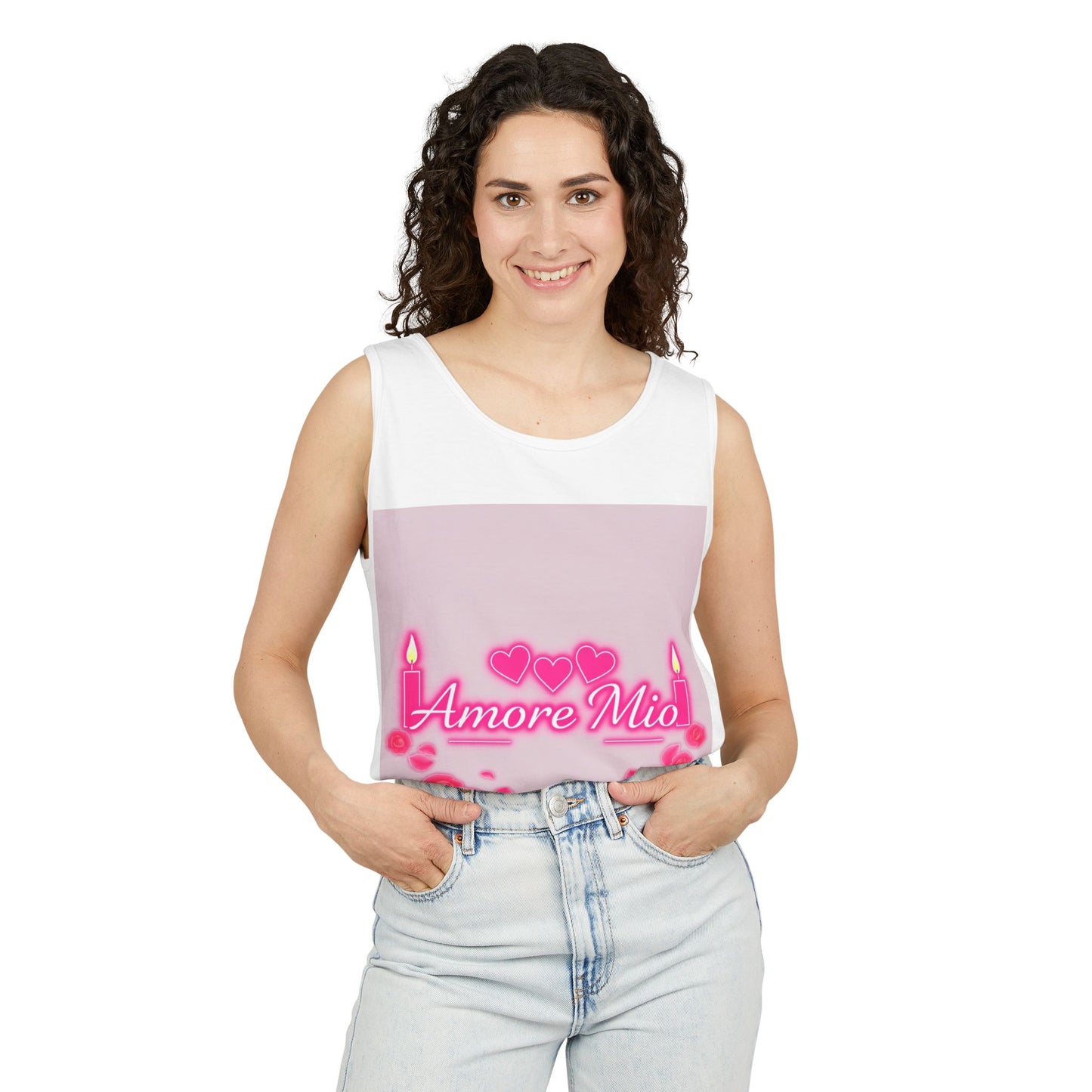 Unisex Graphic Tank Top, Cute Casual Summer Wear, Perfect for Gifts, Self-Love Celebration, Festive & Fun, Daily Comfort