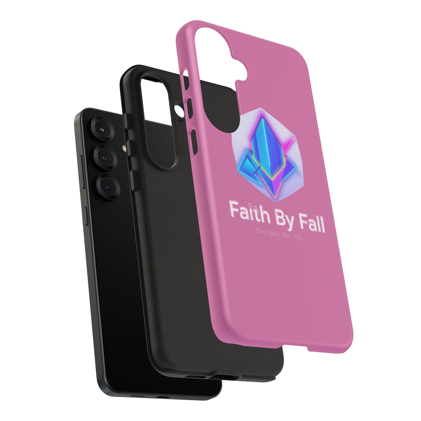 Vibrant Phone Case with Motivational Design - Faith By Fall, Colorful Phone Cover, Customizable Mobile Accessory, Unique Gift Idea, [...]