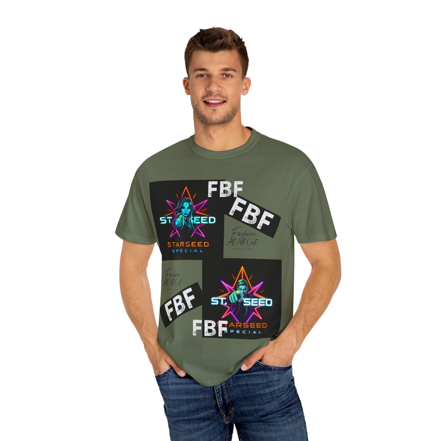 Garment-Dyed T-shirt, Trendy Graphic Tee, Casual Streetwear, Gift for Fashion Lovers, Unisex Style, Everyday Wear