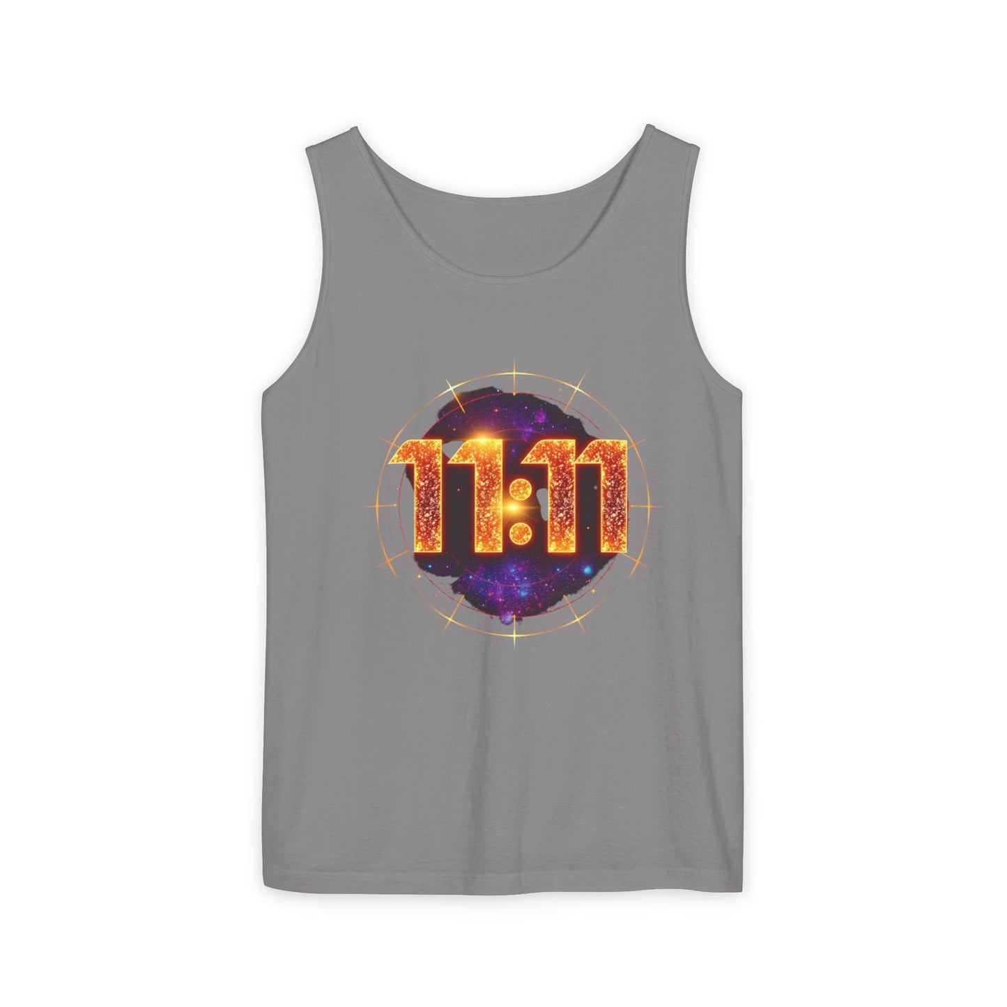 Celestial Glow Tank Top - 11:11 Design, Unisex, Festival Wear, Summer Style, Spiritual Gift, Casual Comfort