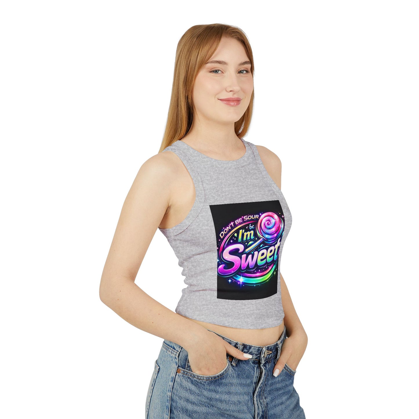 Women's Micro Rib Racer Tank Top