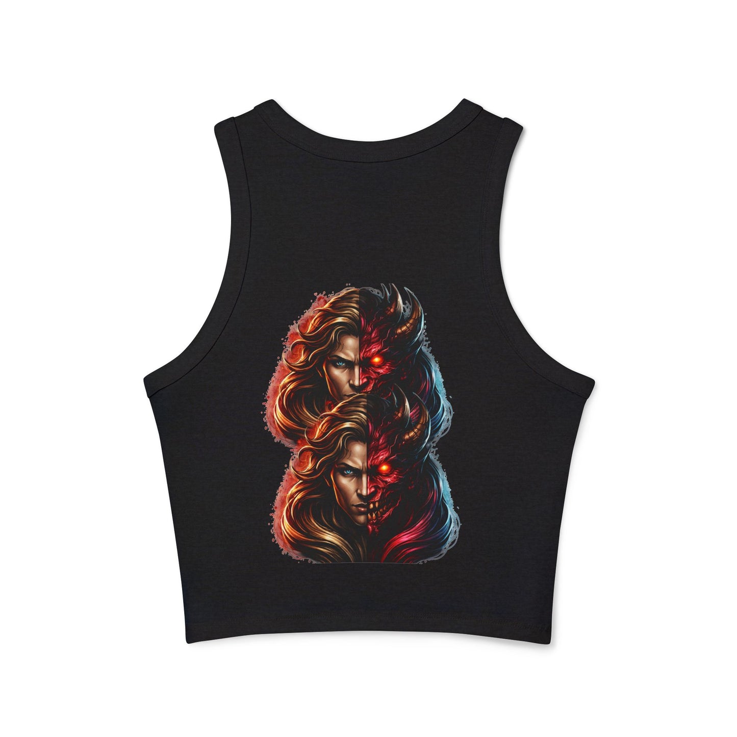 Great/hate Women's Micro Rib Racer Tank Top