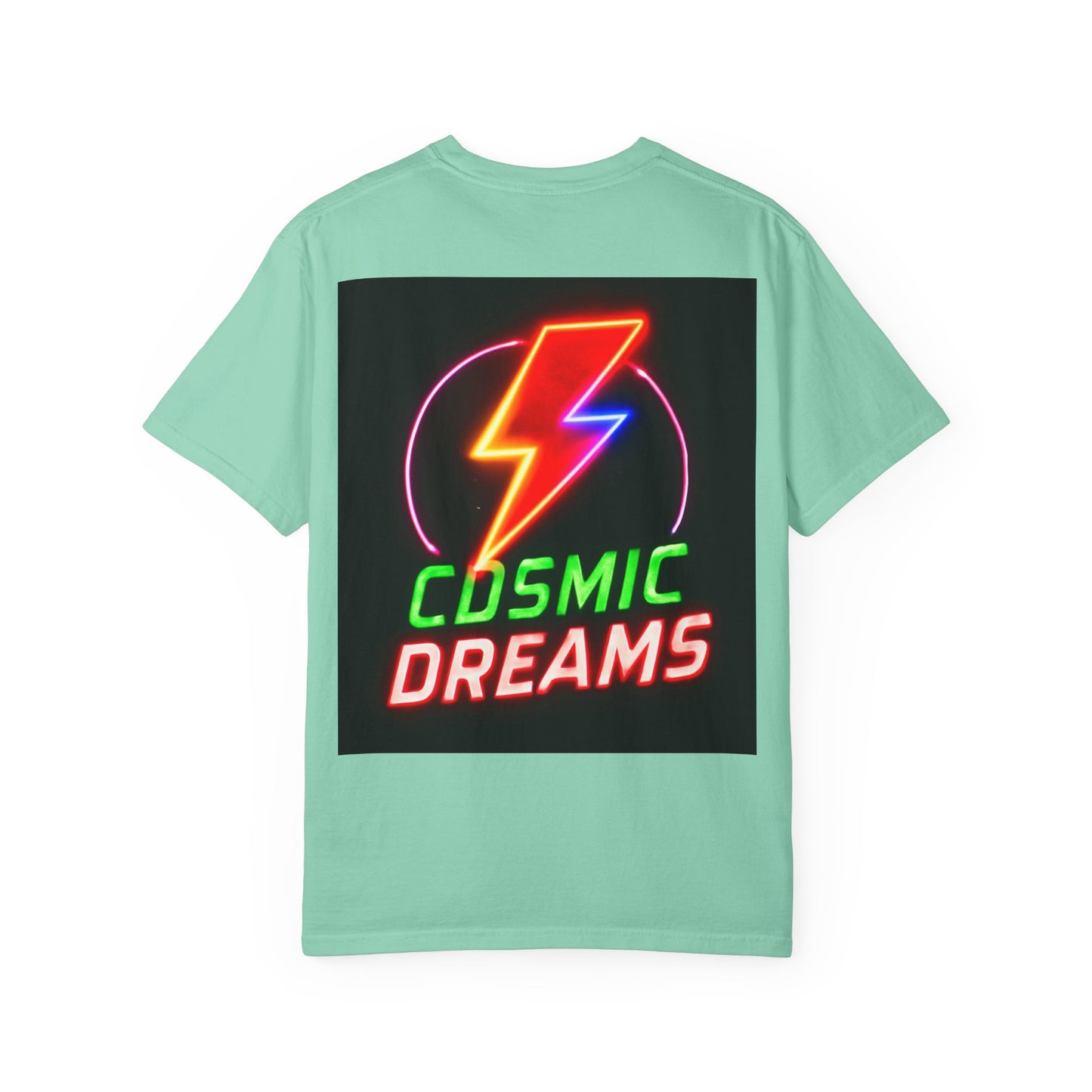 Vibrant Unisex Graphic T-Shirt, Cosmic Dreams Tee, Retro Neon Shirt, Stylish Casual Wear, Gift for Gamers & Dreamers