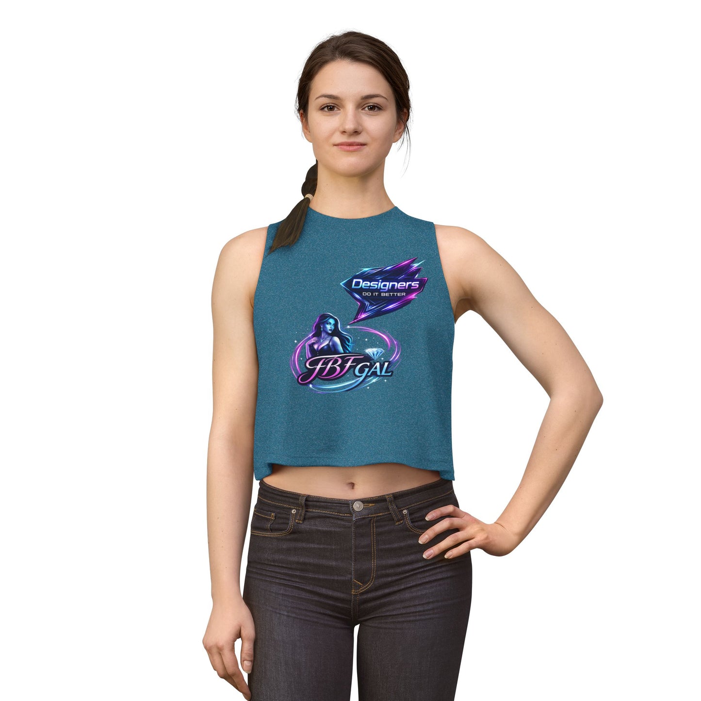Designers do it Better, FBF gal Women's Crop Top
