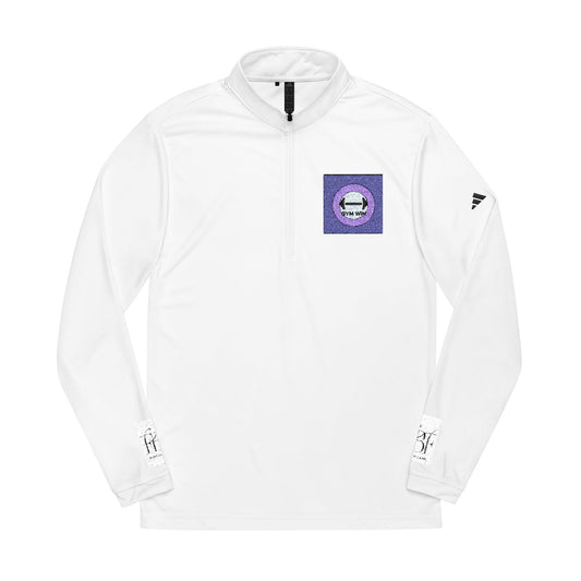 adidas® Embroidered Quarter-Zip Pullover - Stylish, Comfortable Activewear for Every Occasion