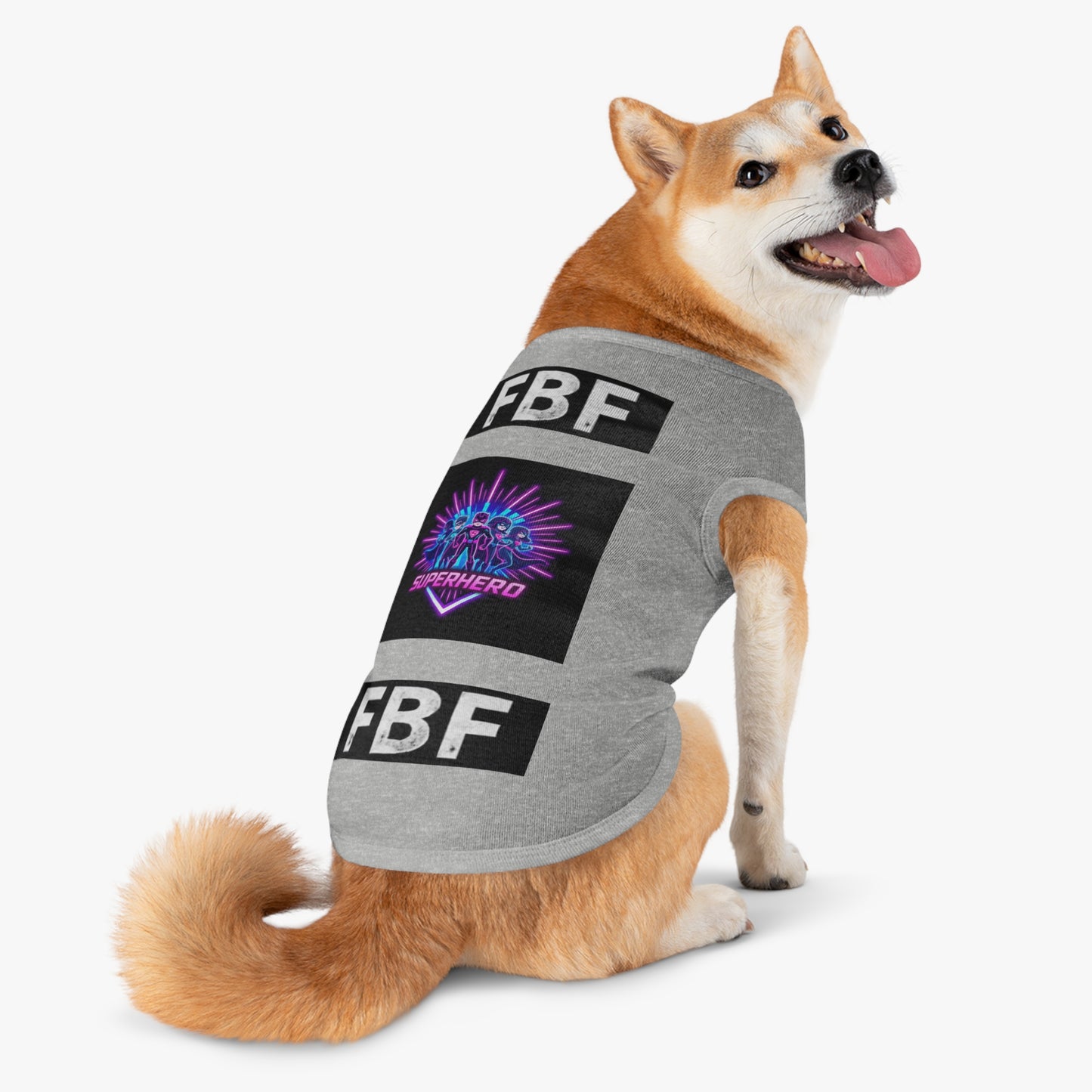 Superhero Pet Tank Top | Cute Dog Shirt, Pet Apparel for Comic Lovers, Gift for Pet Owners, Summer Wear, FBF Design