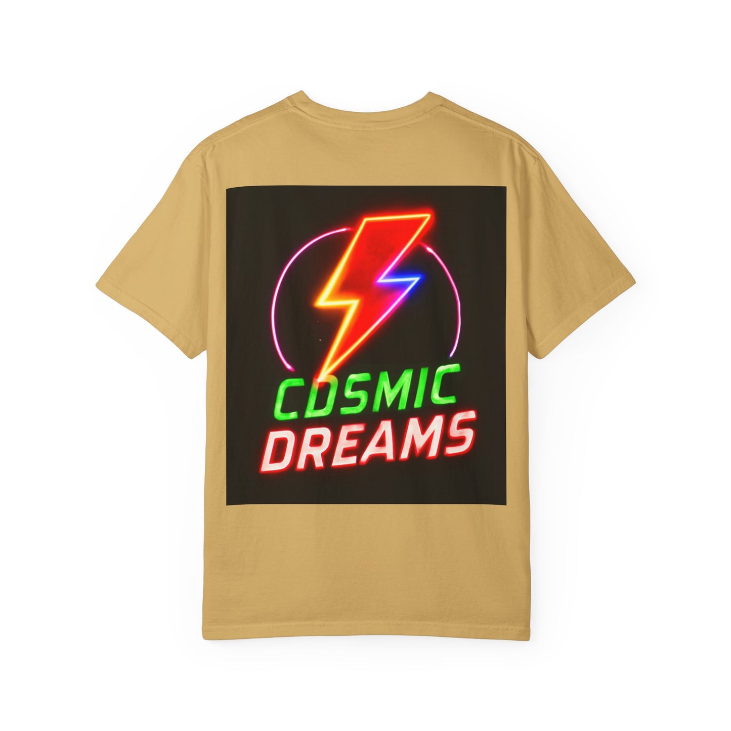 Vibrant Unisex Graphic T-Shirt, Cosmic Dreams Tee, Retro Neon Shirt, Stylish Casual Wear, Gift for Gamers & Dreamers