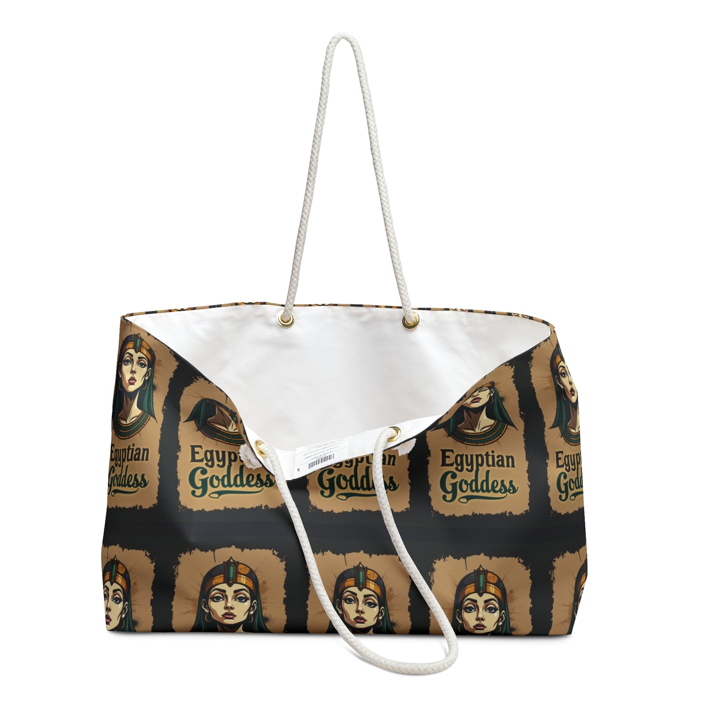 Egyptian Goddess Weekender Bag - Stylish Tote for Travel & Leisure