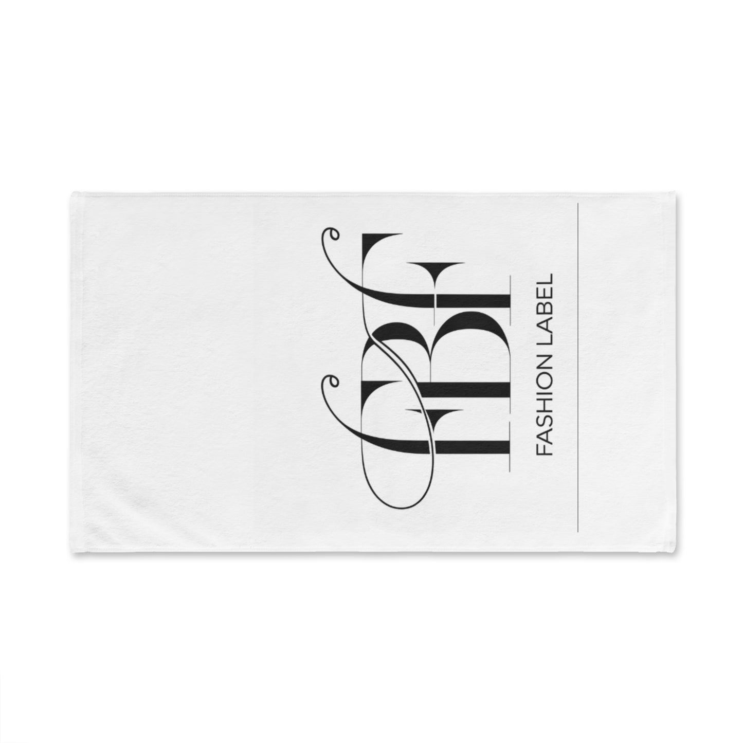 Chic Fashion Label Hand Towel - Elegant Design for Stylish Homes