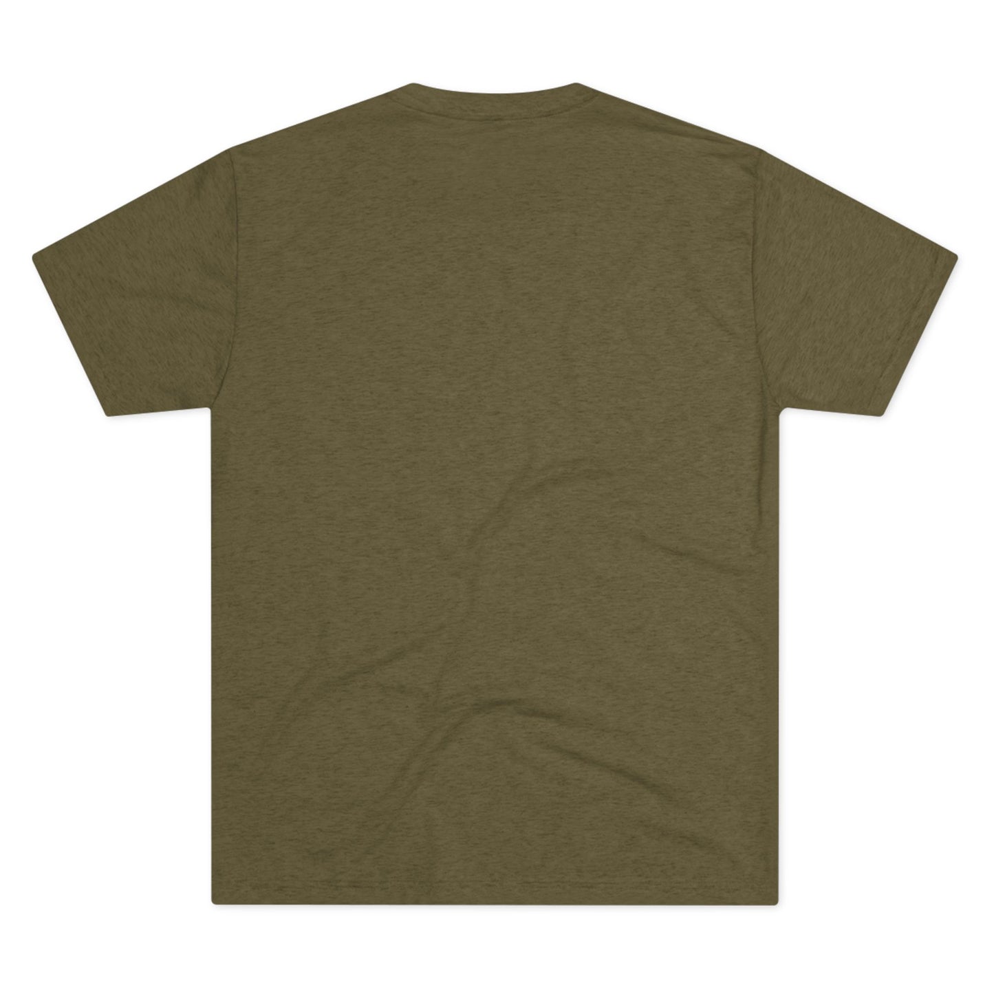 Fitness Motivation Tri-Blend Crew Tee - Vibrant Push-Up Design
