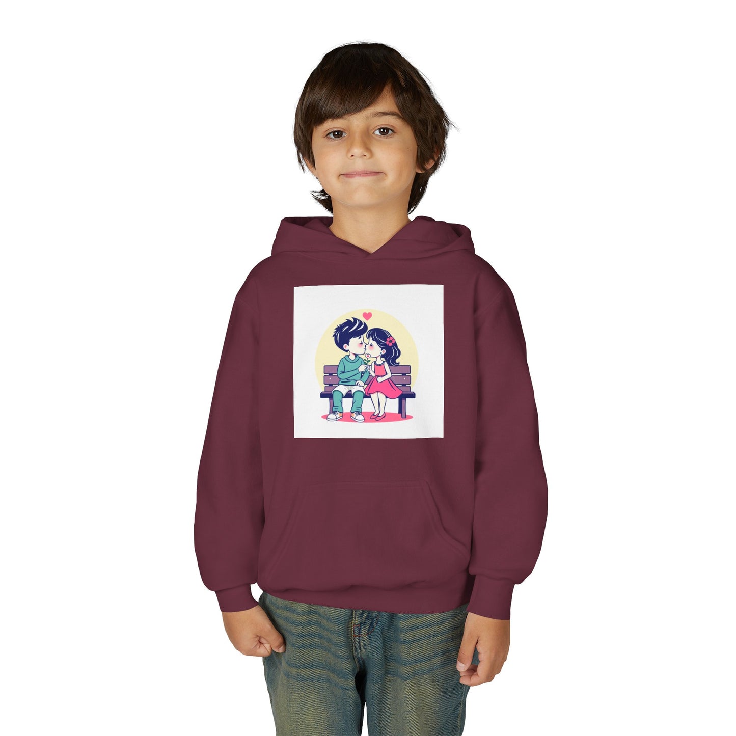 Youth Heavy Blend Hooded Sweatshirt