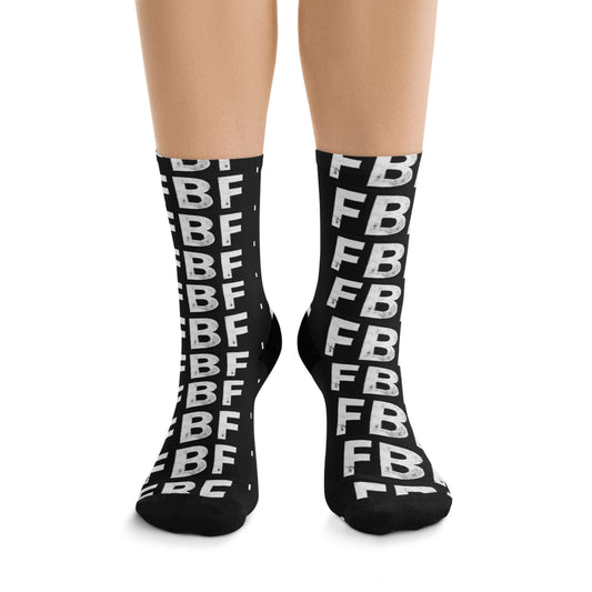 Trendy Recycled Socks | Eco-Friendly Streetwear, Casual Everyday Wear, Gift for Eco-Conscious, Unique Accessories, Athletic Socks