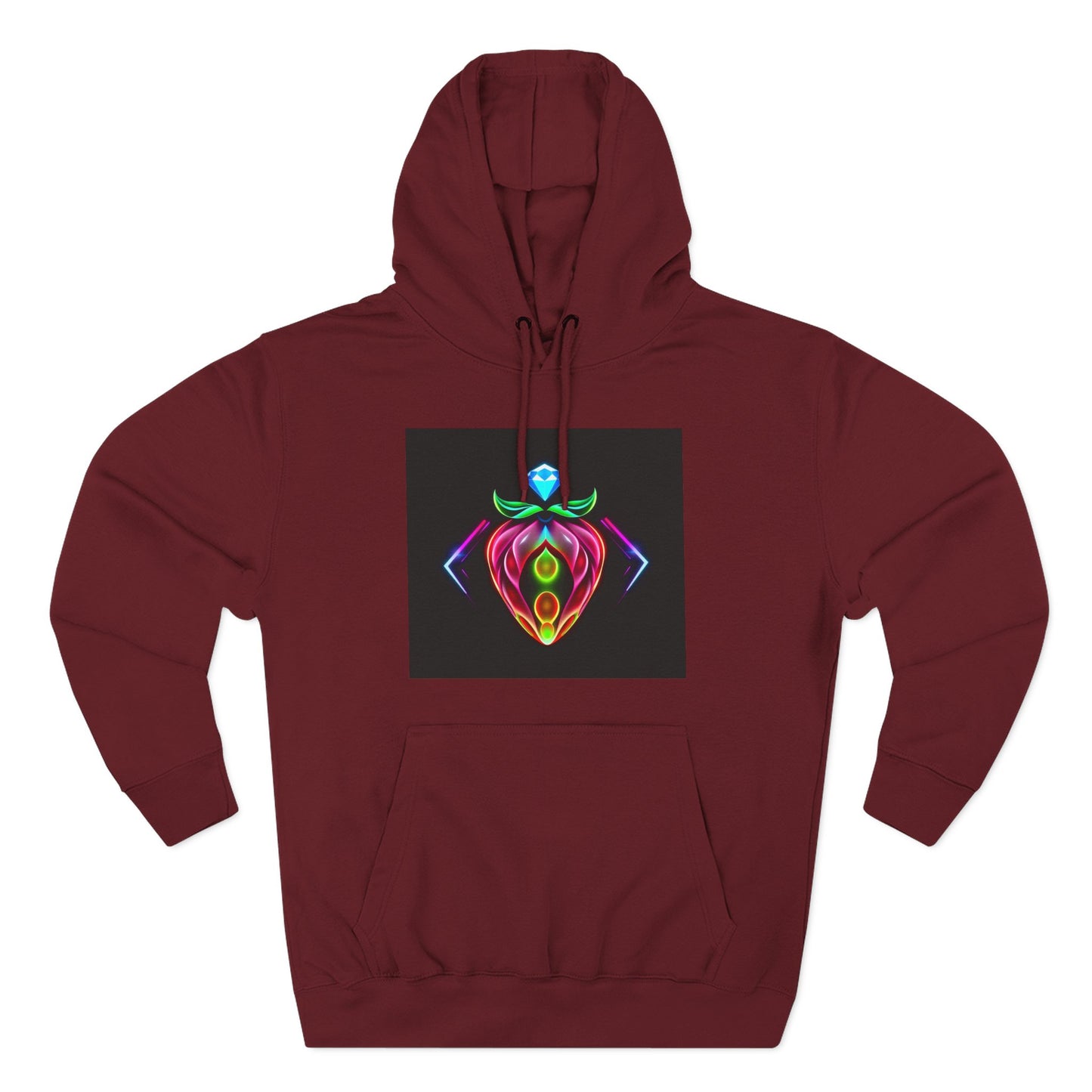 Vibrant Art Hoodie, Colorful Fleece Hoodie, Unique Sweatshirt, Artistic Gift, Cozy Layer for Every Occasion