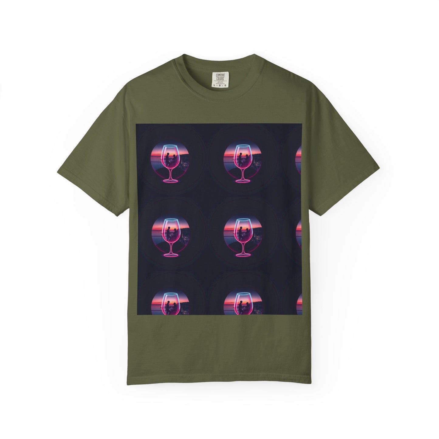 Retro Sunset Glasses T-Shirt, Unisex Garment-Dyed Tee for Casual Wear, Vintage Aesthetic Shirt, Gift for Friends, Summer Vibes Tee, [...]