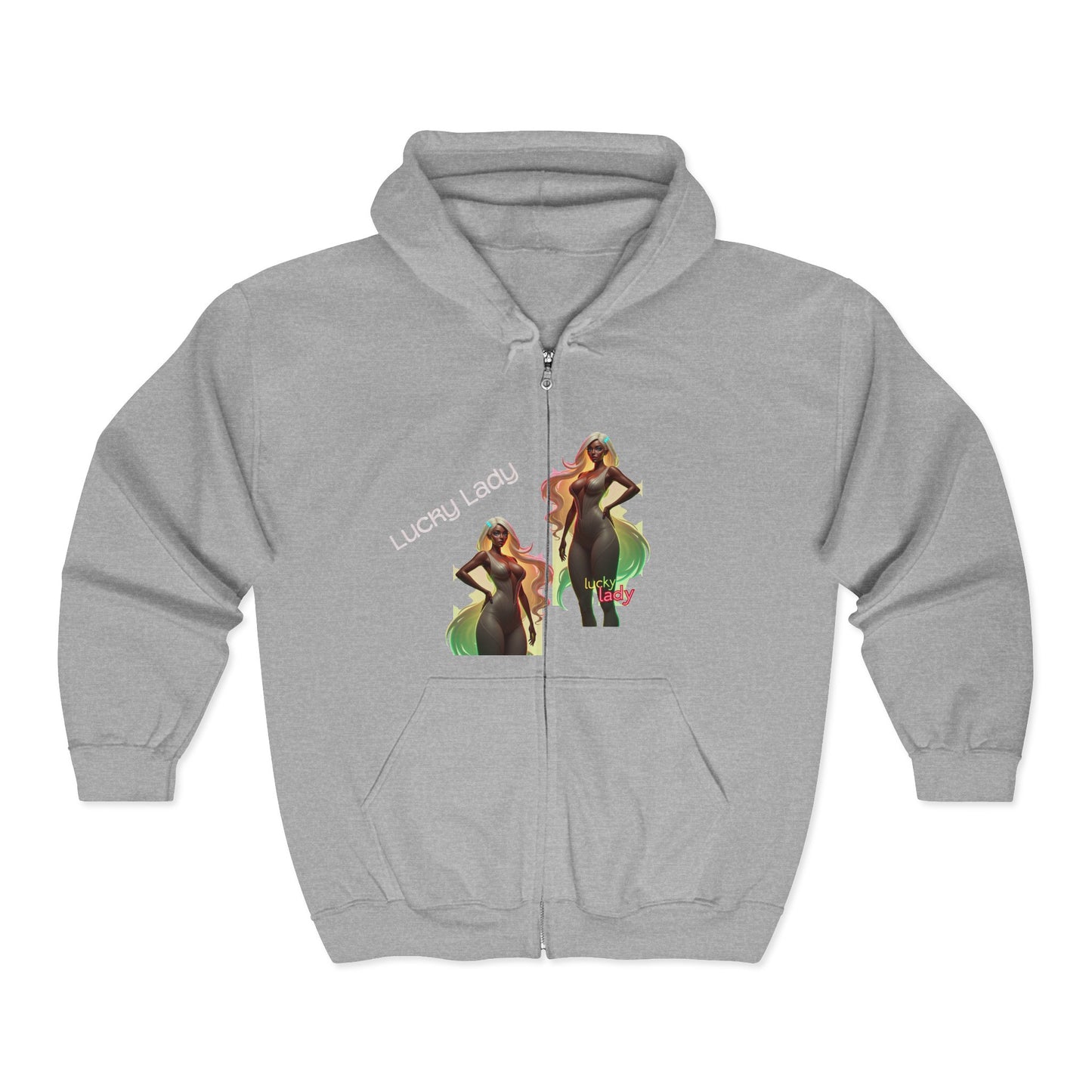 Ladies of luck Unisex Heavy Blend™ Full Zip Hooded Sweatshirt