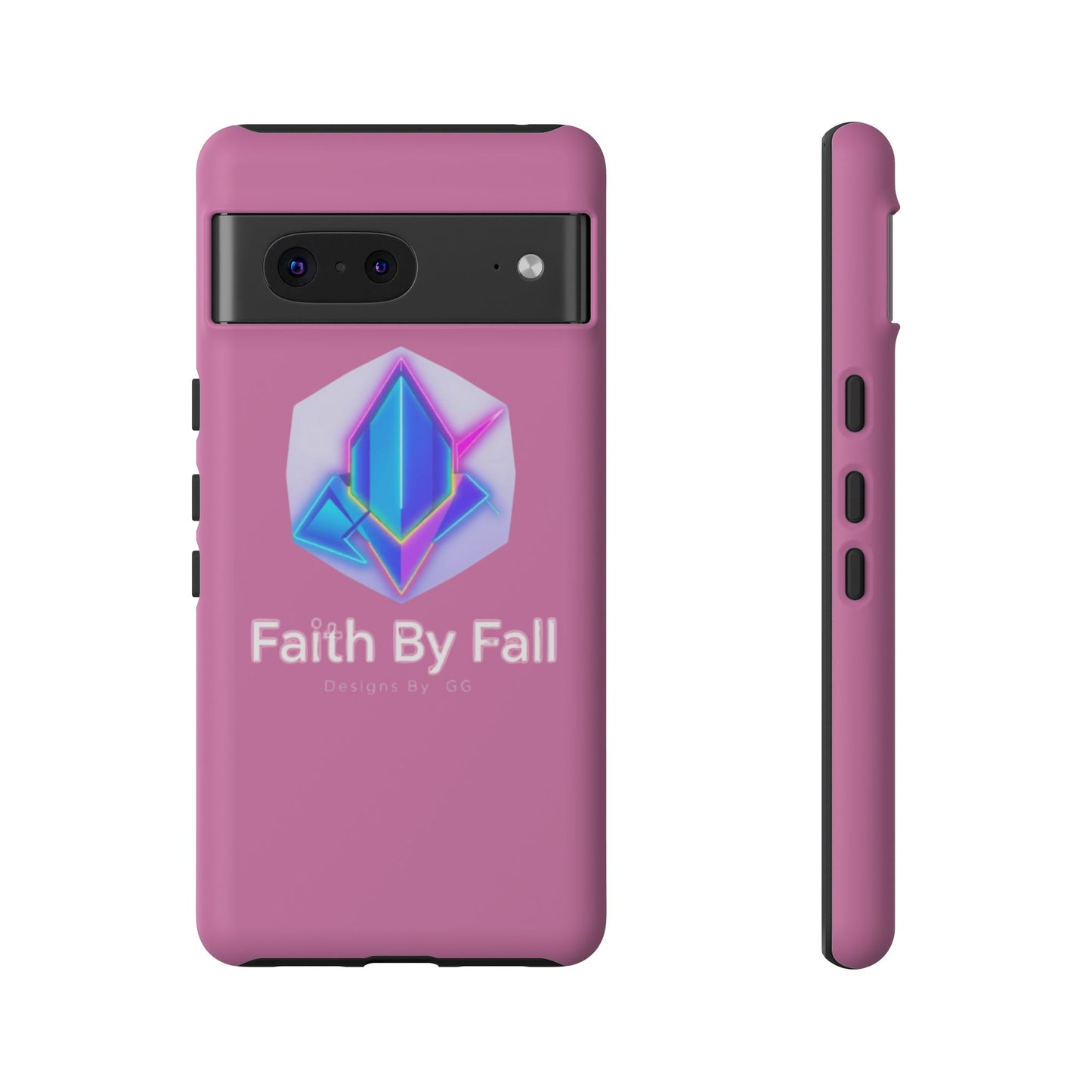 Vibrant Phone Case with Motivational Design - Faith By Fall, Colorful Phone Cover, Customizable Mobile Accessory, Unique Gift Idea, [...]