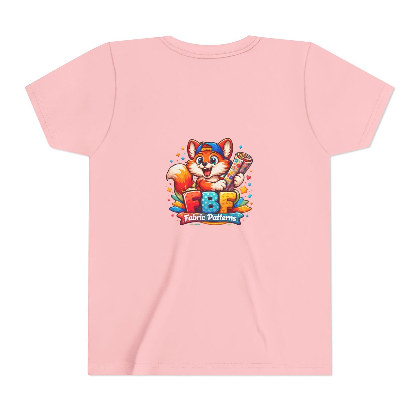 Youth Tee — Colorful Cartoon Fox 'FBF' Logo Kids Shirt