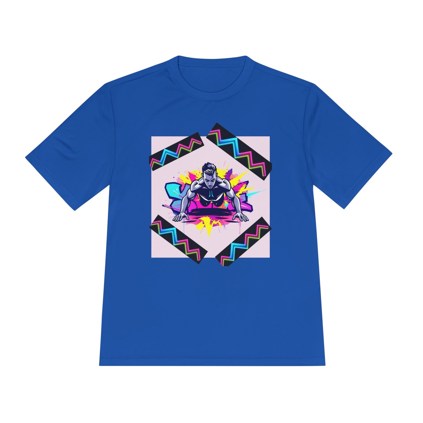 Vibrant Graphic Moisture Wicking Tee for Active Lifestyle