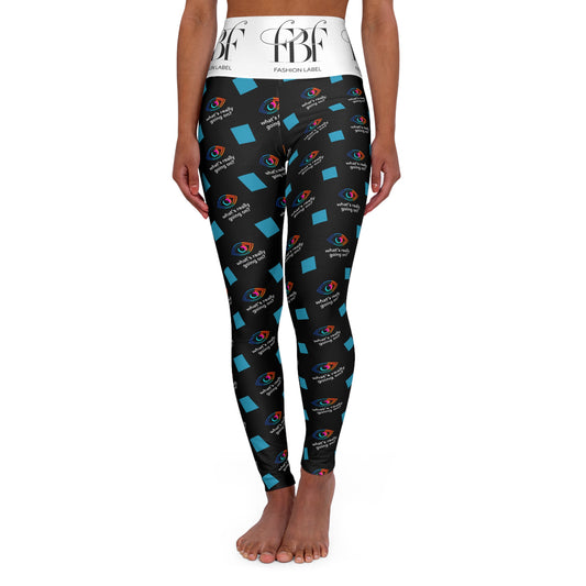 High Waisted Yoga Leggings (AOP)