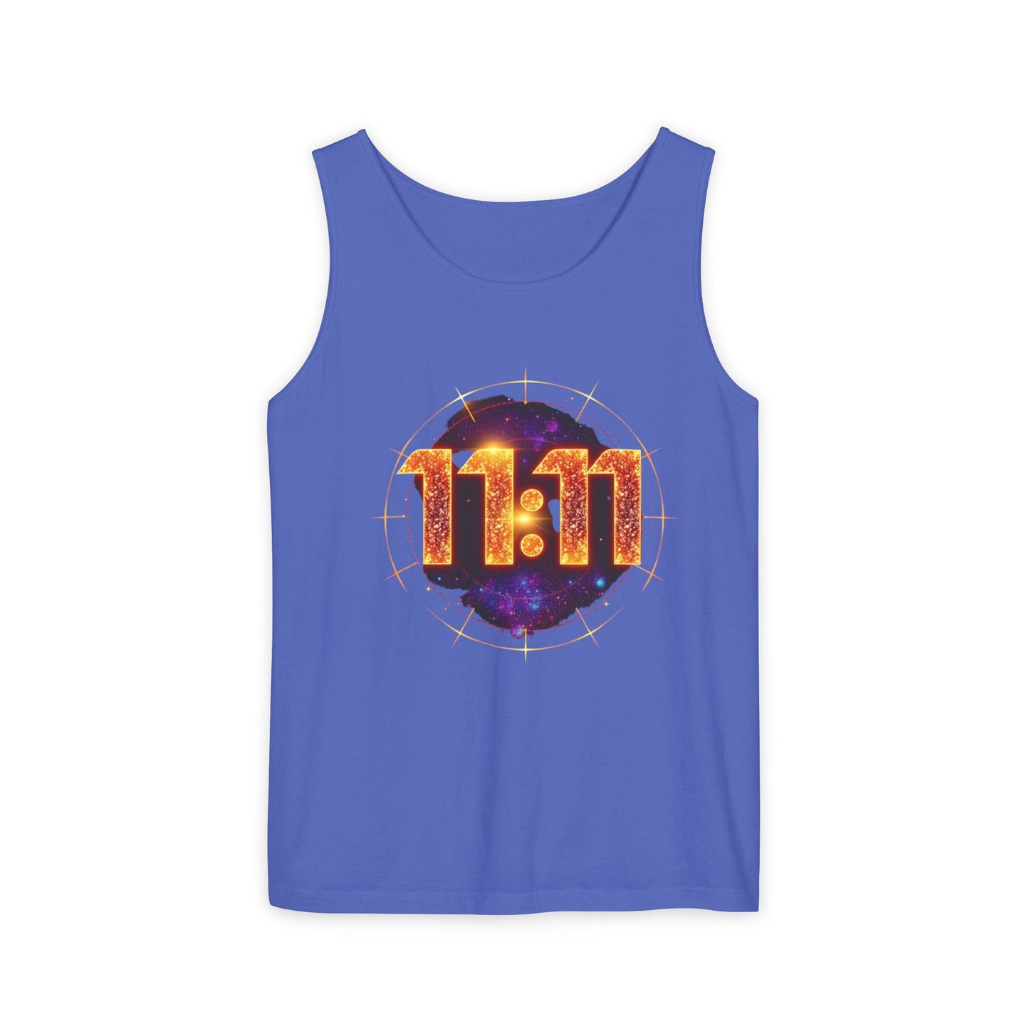 Celestial Glow Tank Top - 11:11 Design, Unisex, Festival Wear, Summer Style, Spiritual Gift, Casual Comfort