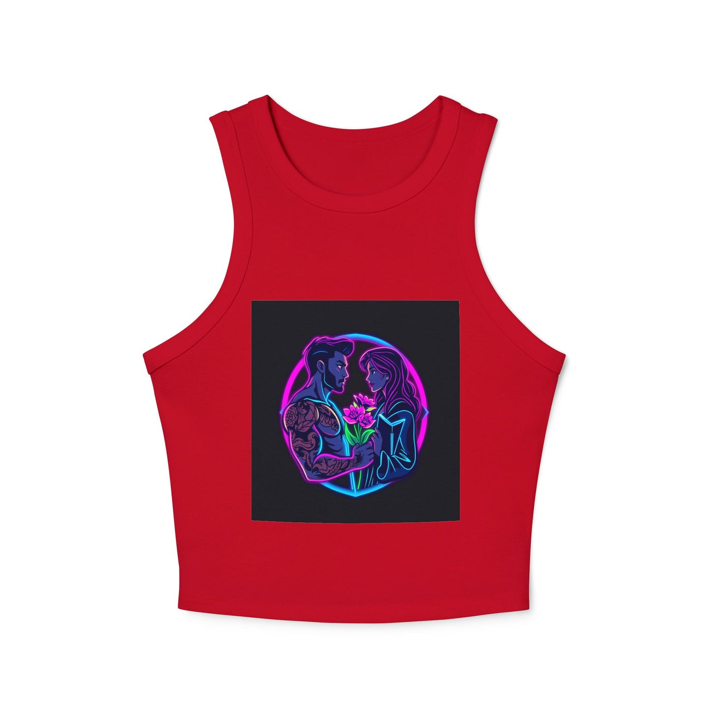 Women's Micro Rib Racer Tank Top