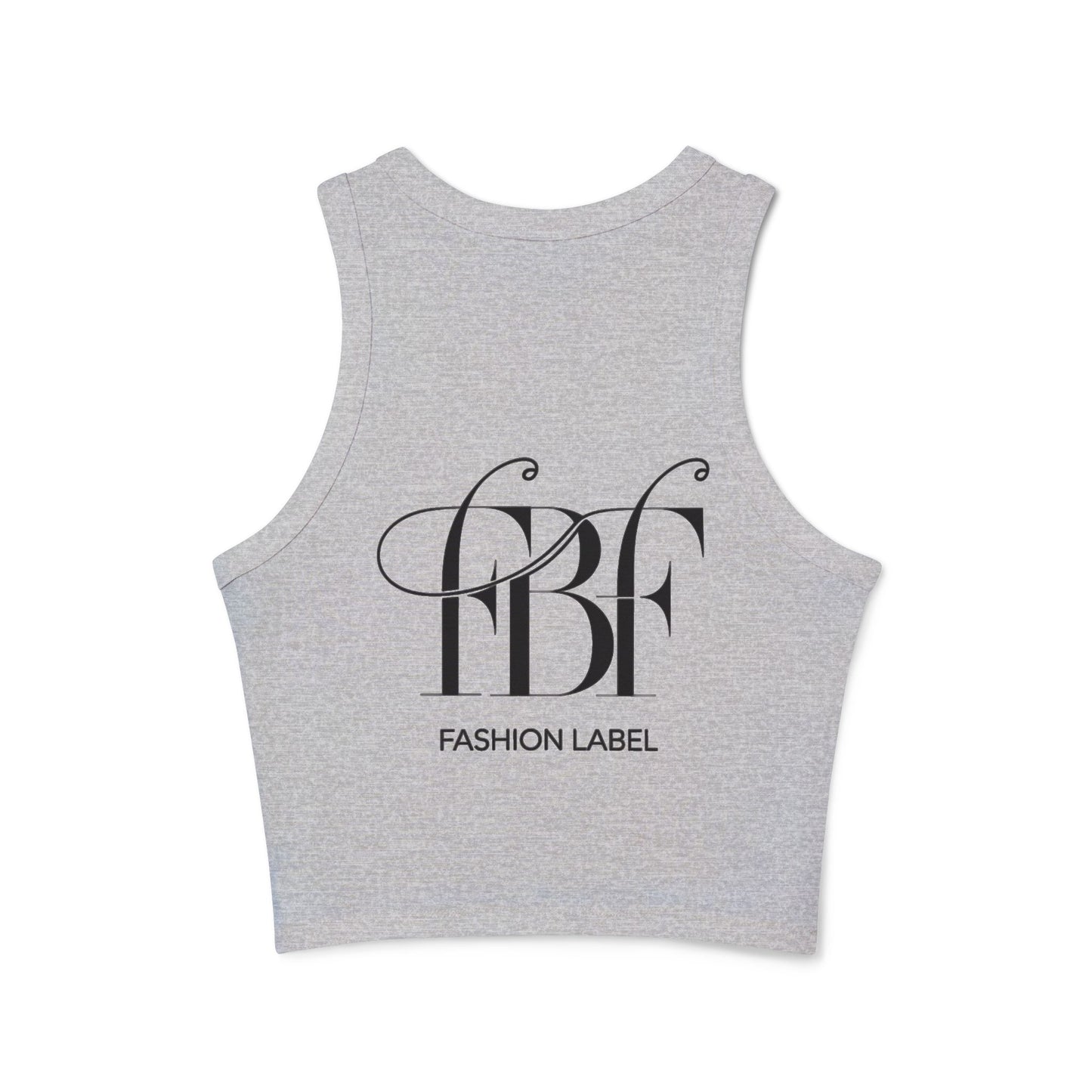 Women's Micro Rib Racer Tank Top - Faith by Fall Design, Casual Summer Wear, Fitness Top, Gift for Her, Trendy Fashion