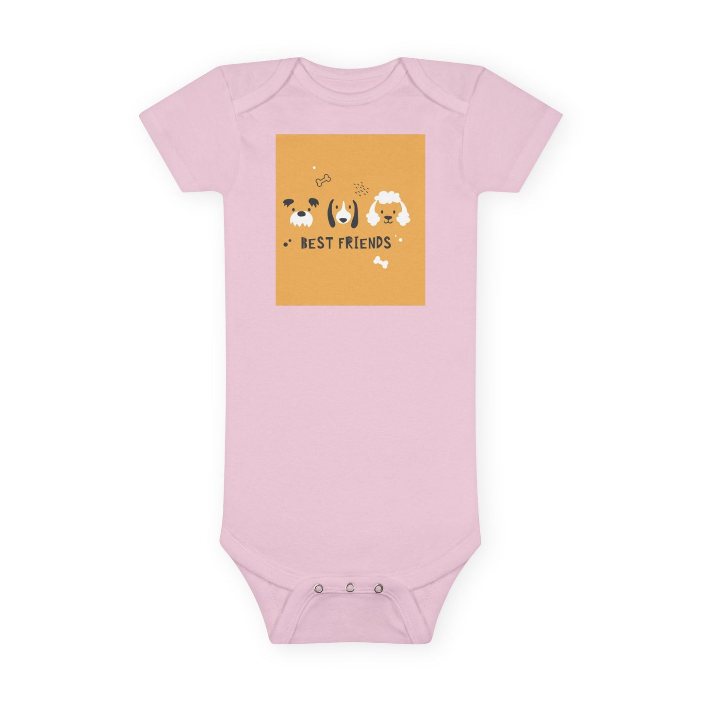 Best friends doggie Baby Short Sleeve Onesie®