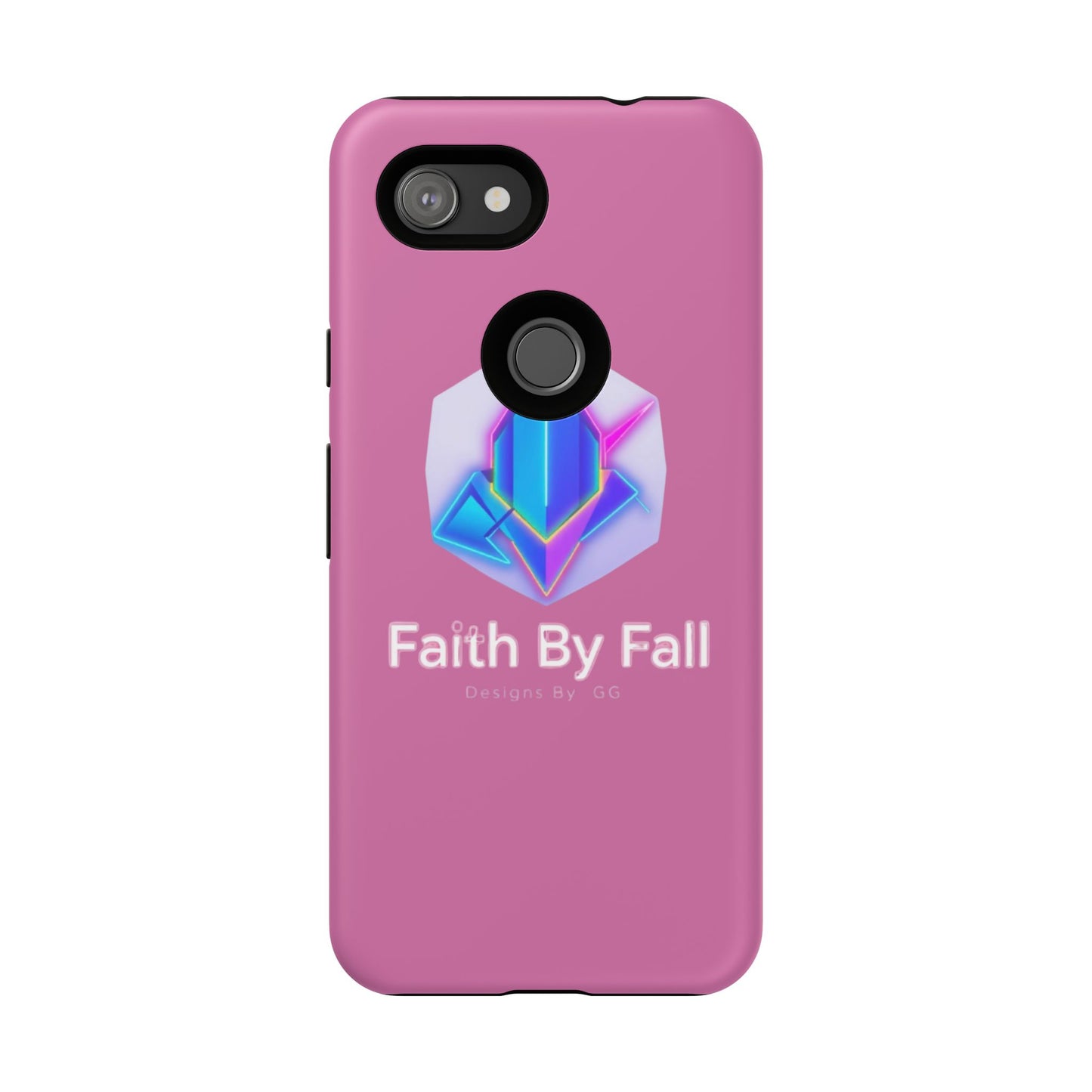 Vibrant Phone Case with Motivational Design - Faith By Fall, Colorful Phone Cover, Customizable Mobile Accessory, Unique Gift Idea, [...]