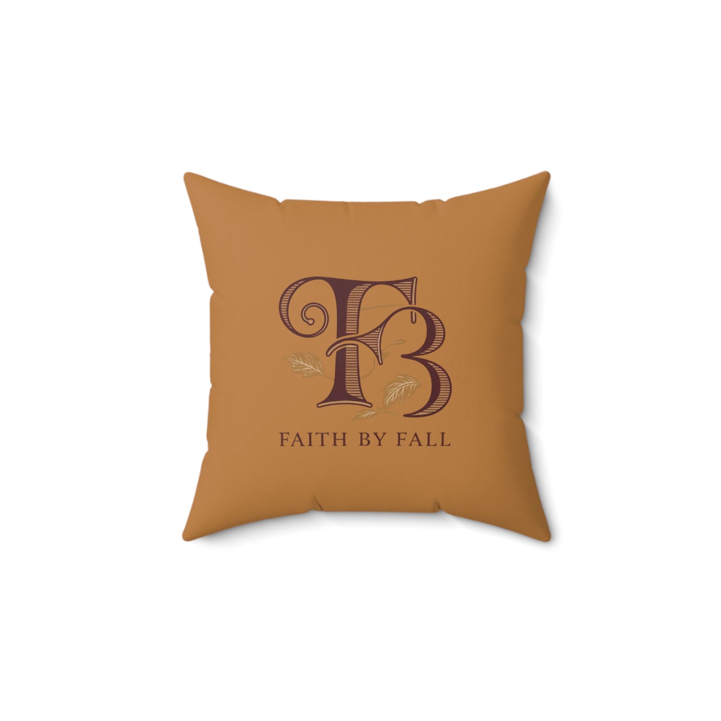 Faith by Fall Decorative Pillow, Cozy Autumn Decor, Seasonal Home Accent, Inspirational Cushion, Farmhouse Style Throw Pillow