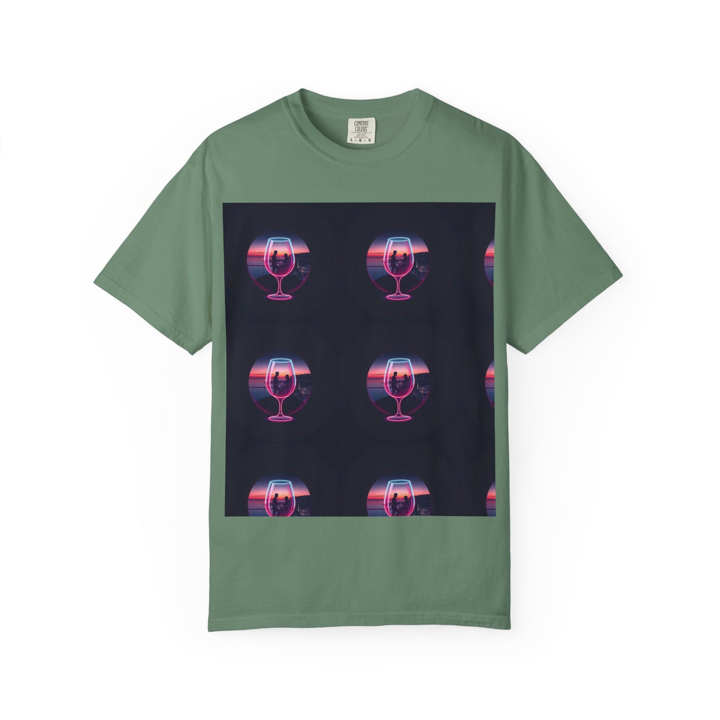 Retro Sunset Glasses T-Shirt, Unisex Garment-Dyed Tee for Casual Wear, Vintage Aesthetic Shirt, Gift for Friends, Summer Vibes Tee, [...]