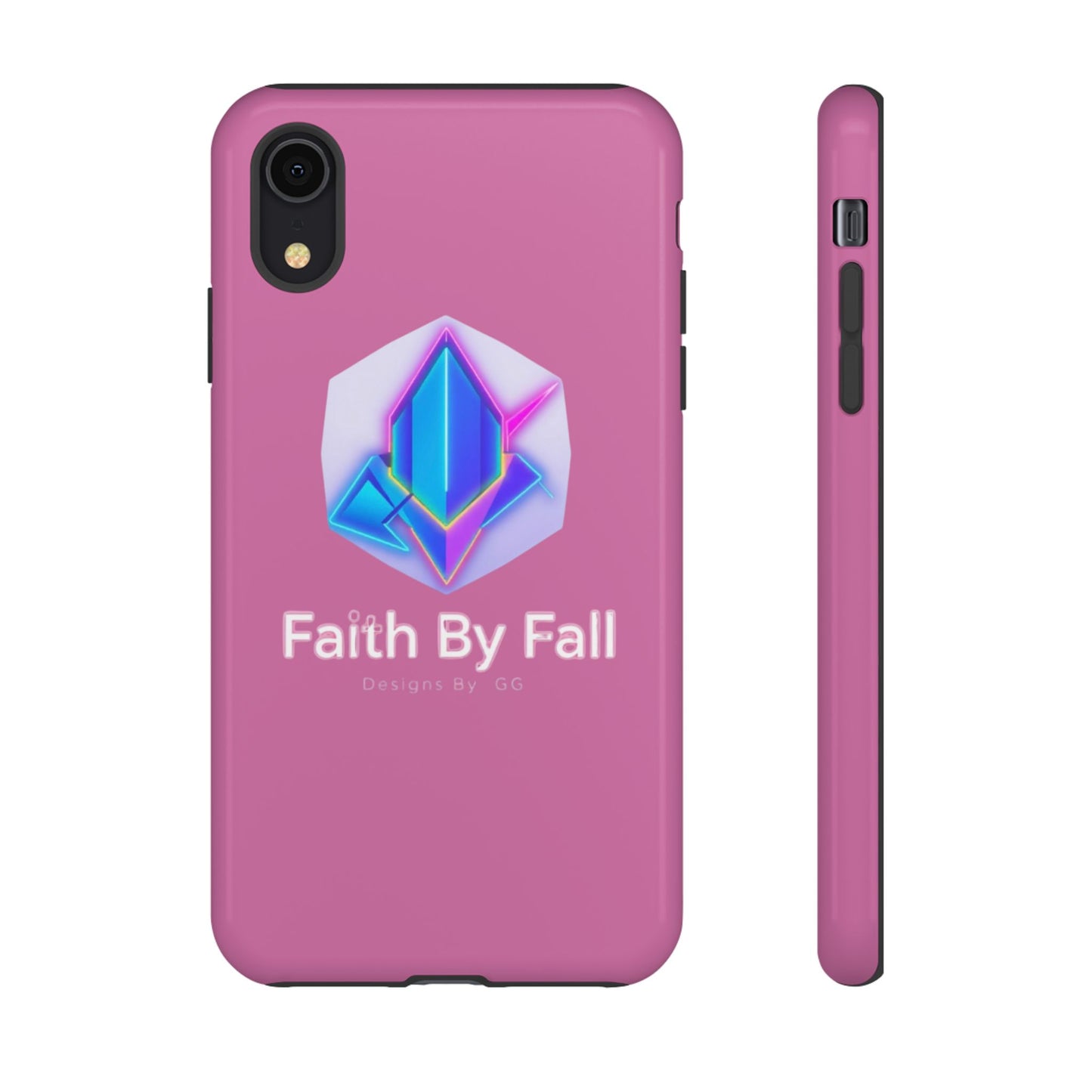 Vibrant Phone Case with Motivational Design - Faith By Fall, Colorful Phone Cover, Customizable Mobile Accessory, Unique Gift Idea, [...]