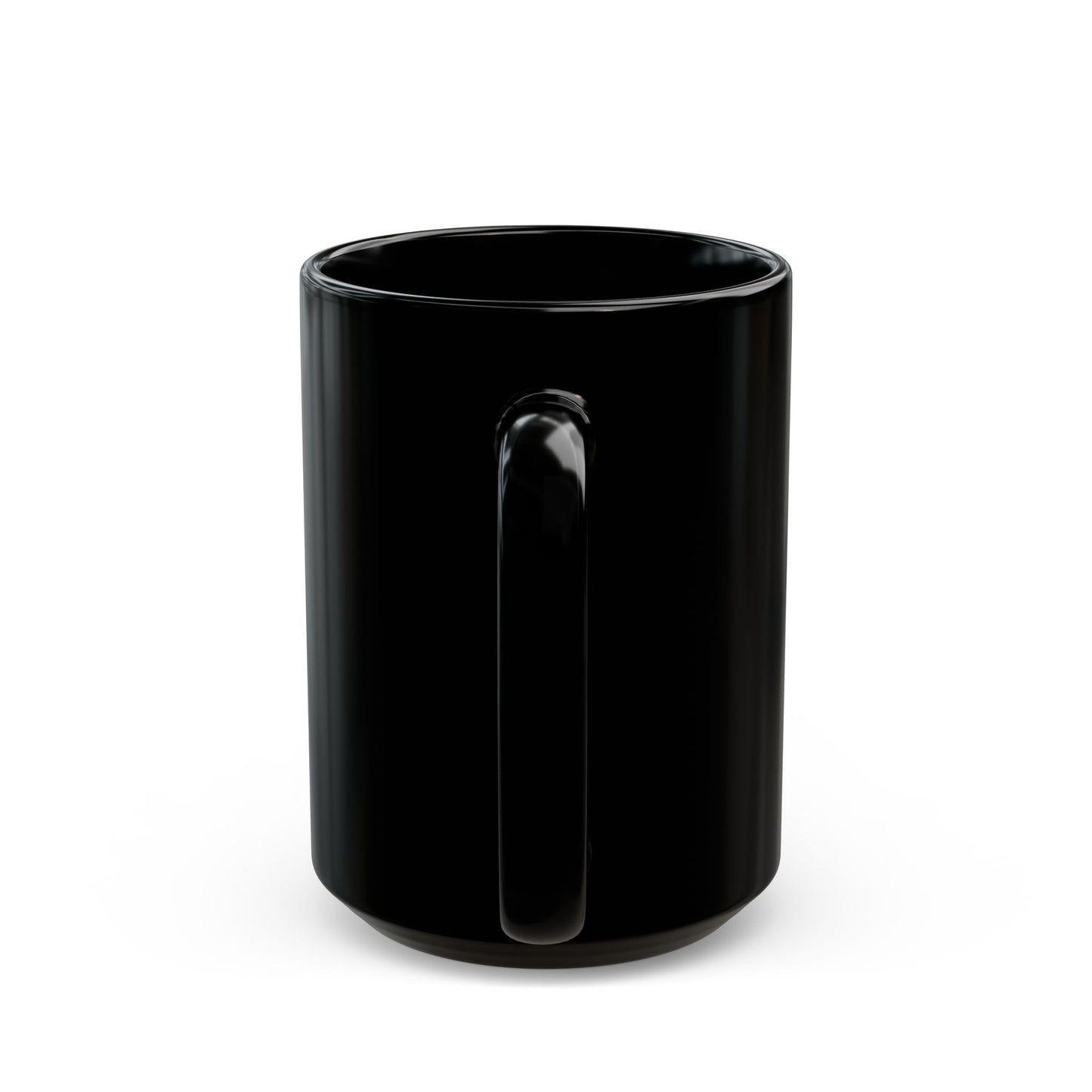 Elegant Faith by Fall Black Mug | 11oz & 15oz | Perfect Gift for Fashion Lovers, Home Decor, Winter Holidays, Coffee Enthusiasts