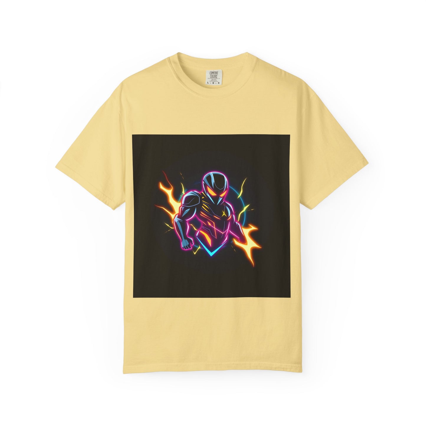 Vibrant Unisex Graphic T-Shirt, Cosmic Dreams Tee, Retro Neon Shirt, Stylish Casual Wear, Gift for Gamers & Dreamers