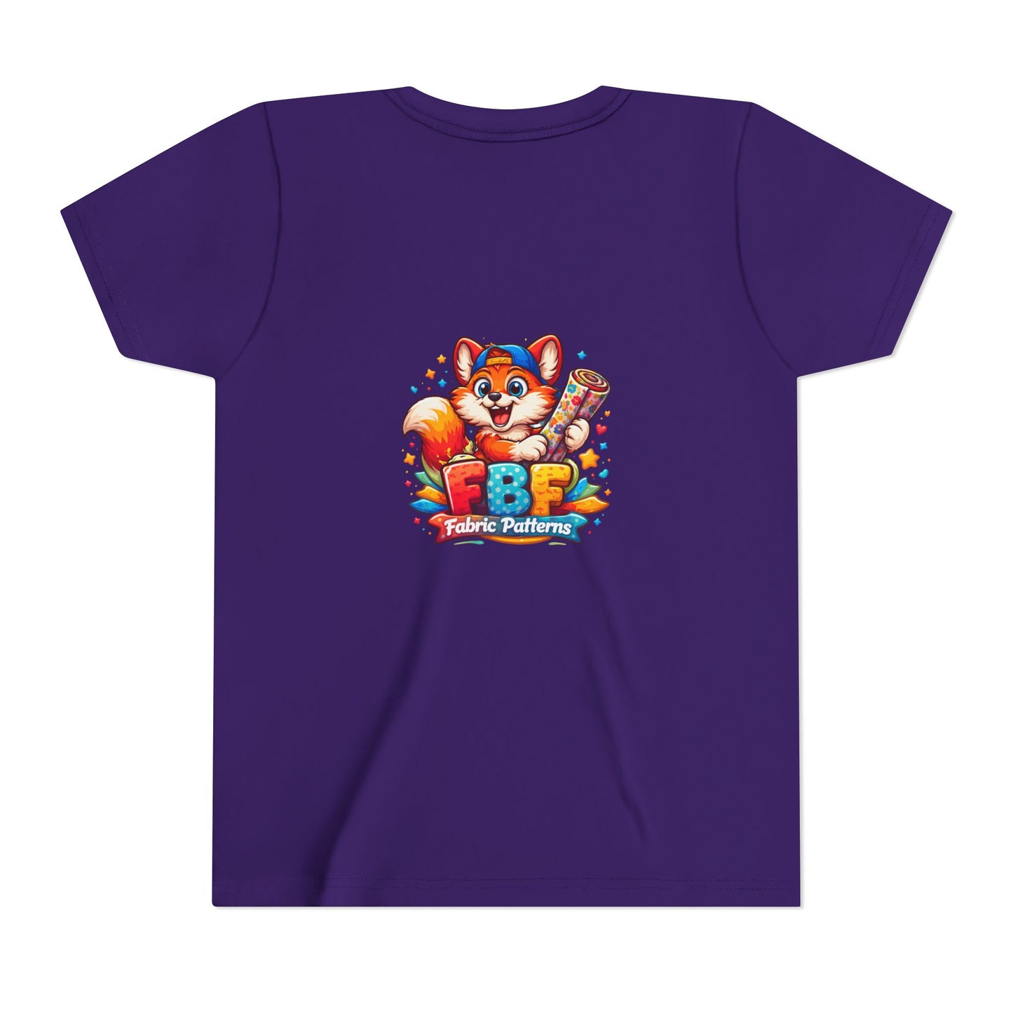 Youth Tee — Colorful Cartoon Fox 'FBF' Logo Kids Shirt