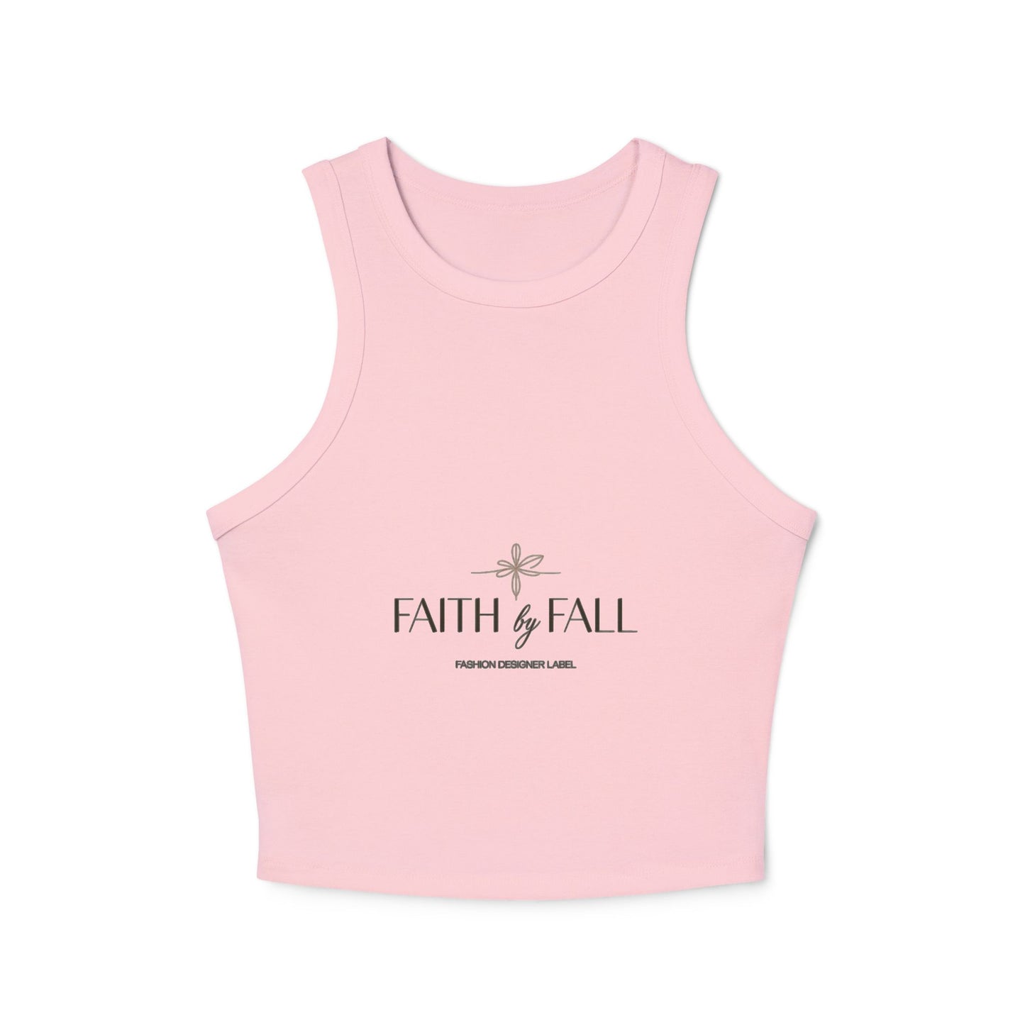 Faith & Fall Women’s Racer Tank Top | Motivational Top, Fall Fashion, Casual Wear, Unique Gift for Women, Inspirational Apparel