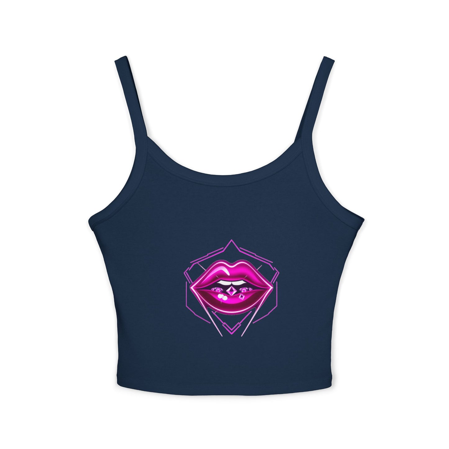 Feminine Graphic Tank Top with Bold Lip Design, Stylish Summer Wear, Perfect for Festivals, Parties, Gifts for Fashion Lovers, Women's [...]