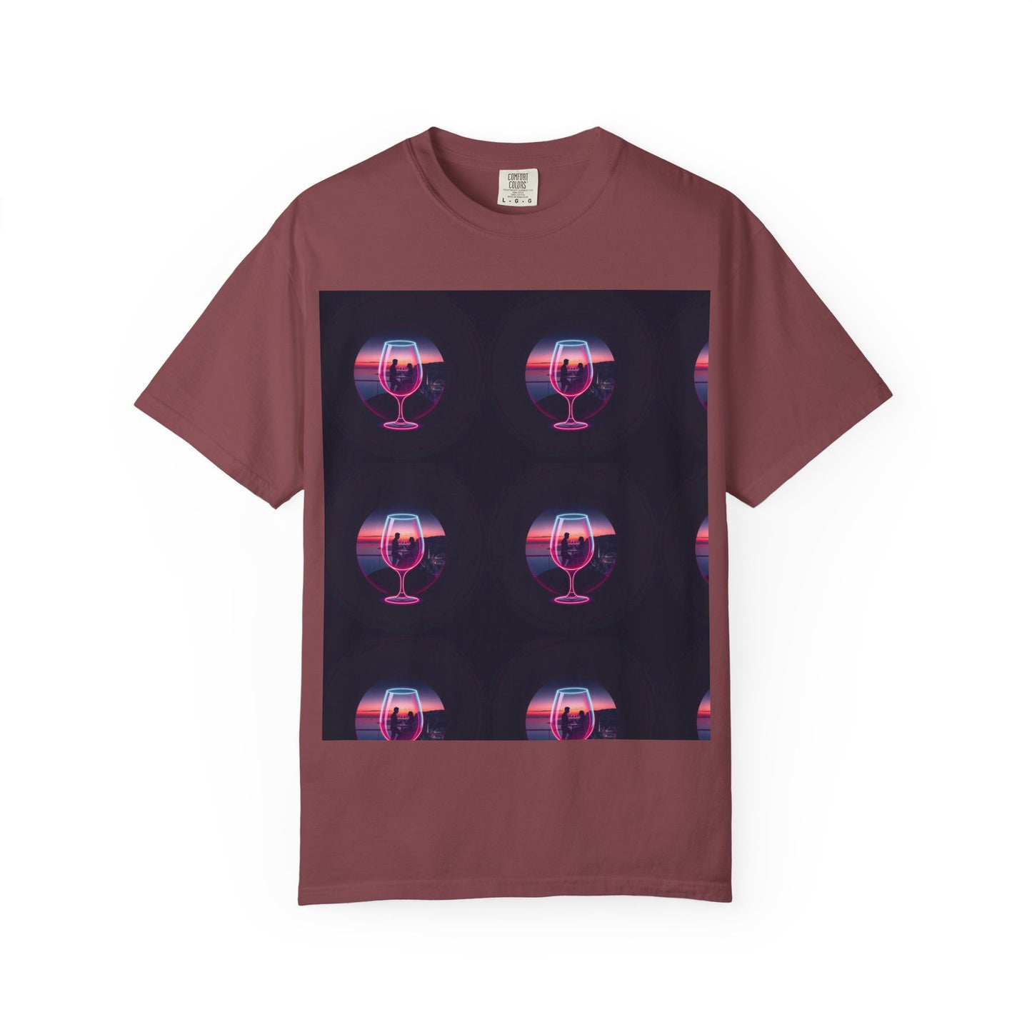 Retro Sunset Glasses T-Shirt, Unisex Garment-Dyed Tee for Casual Wear, Vintage Aesthetic Shirt, Gift for Friends, Summer Vibes Tee, [...]