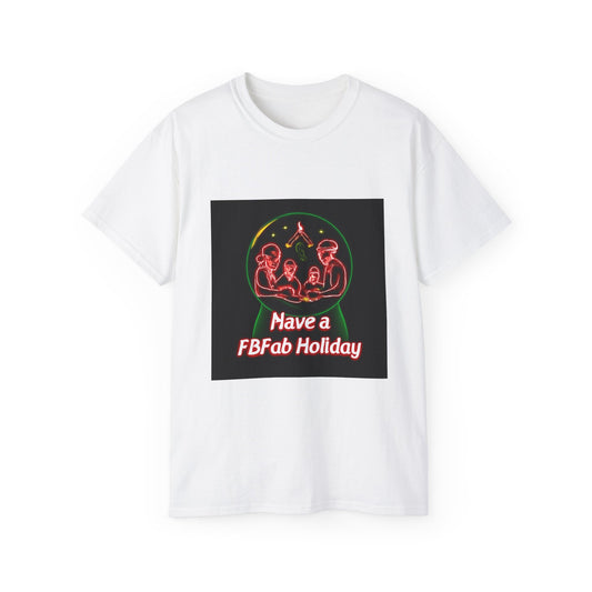 Festive Alien Tee, Unisex Holiday T-Shirt, Graphic Tee for Parties, Fun Gift for Friends, Quirky Style for Casual Wear